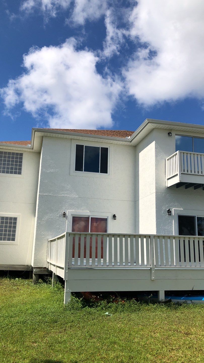 Seamless Gutter Installation using White K-Style Gutters by Gutter Professors