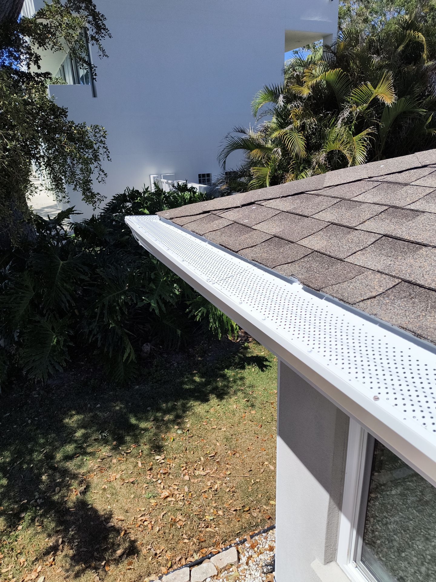 Leaf Guard using Gutter Guards in Sarasota FL by Gutter Professors