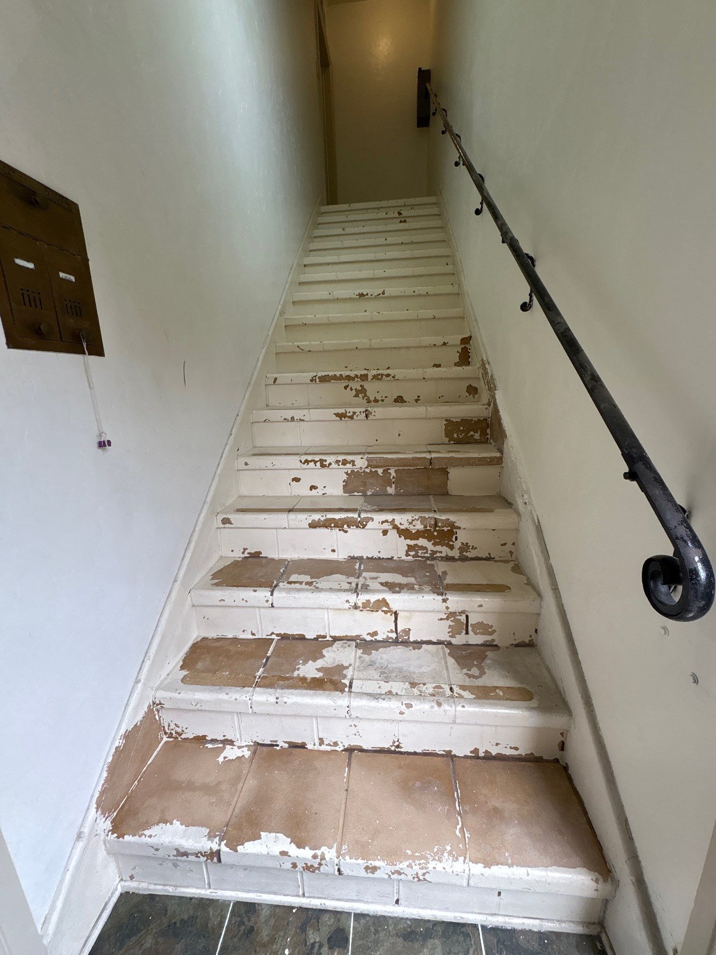Sandblasting Paint Off Interior Staircase In Los Angeles, CA by La Power Washing Inc