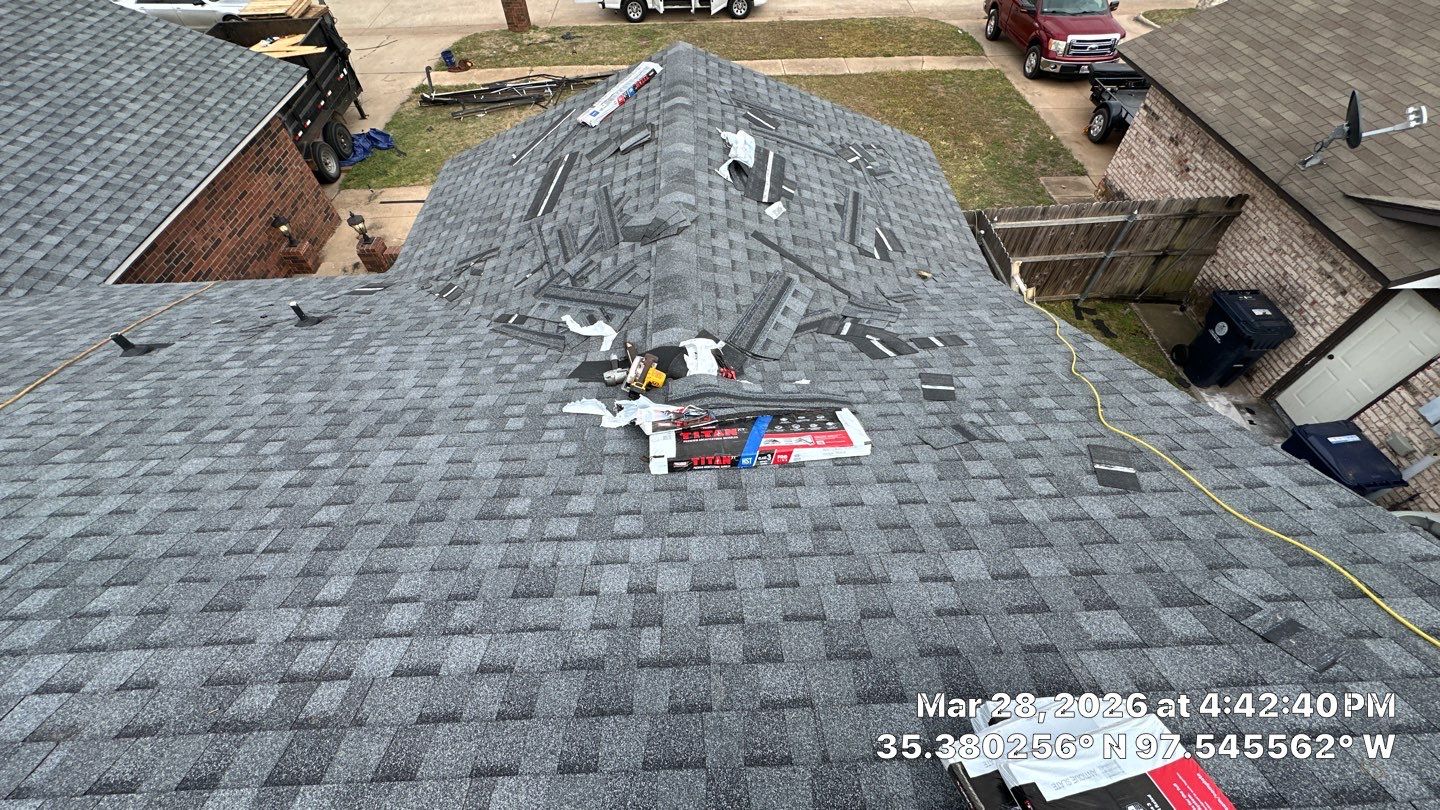 Project in Oklahoma City by Icon Roofing And Construction
