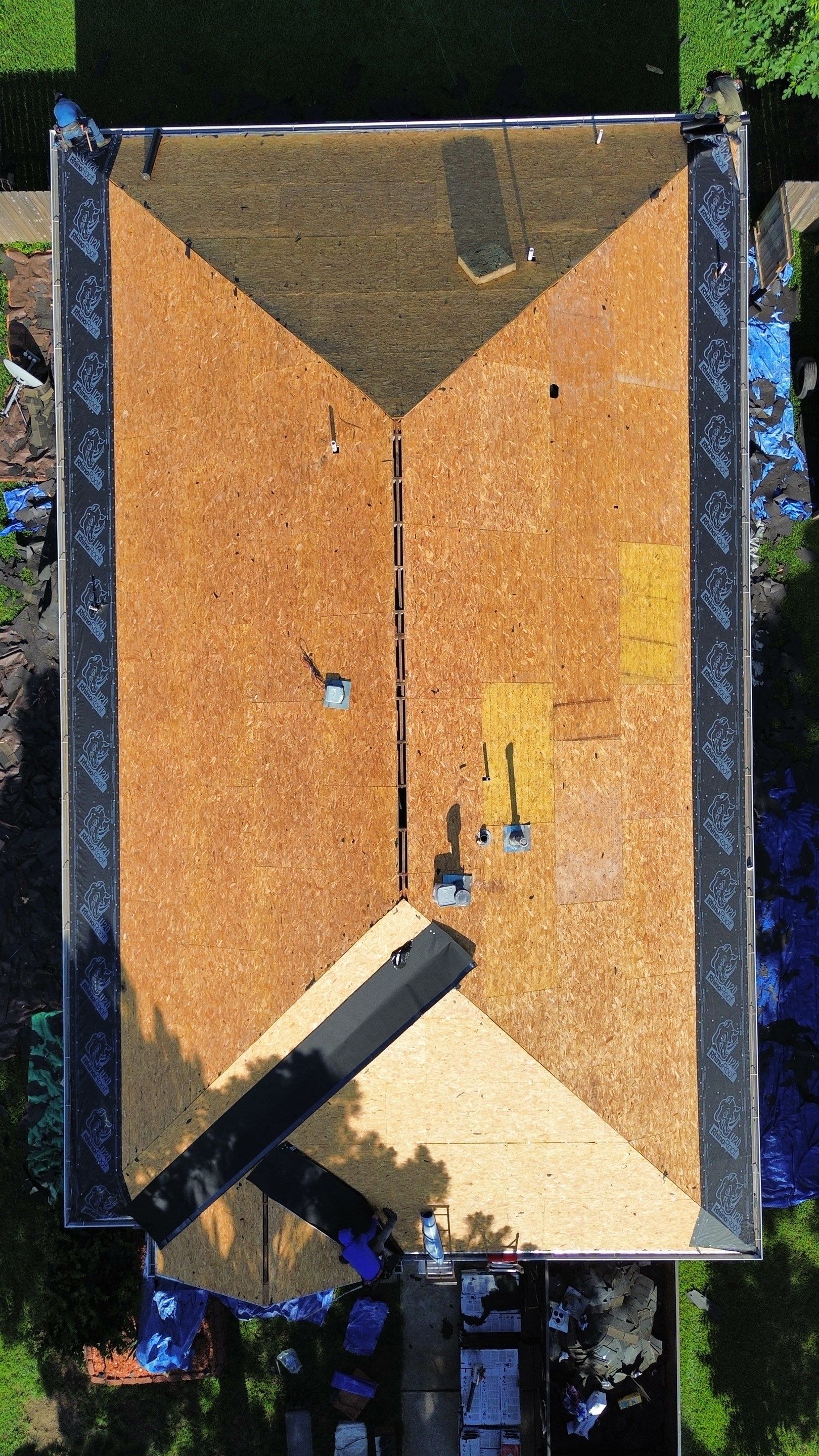 Roof Remplacement with Solar Panel by CAP Roofing and Construction LLC