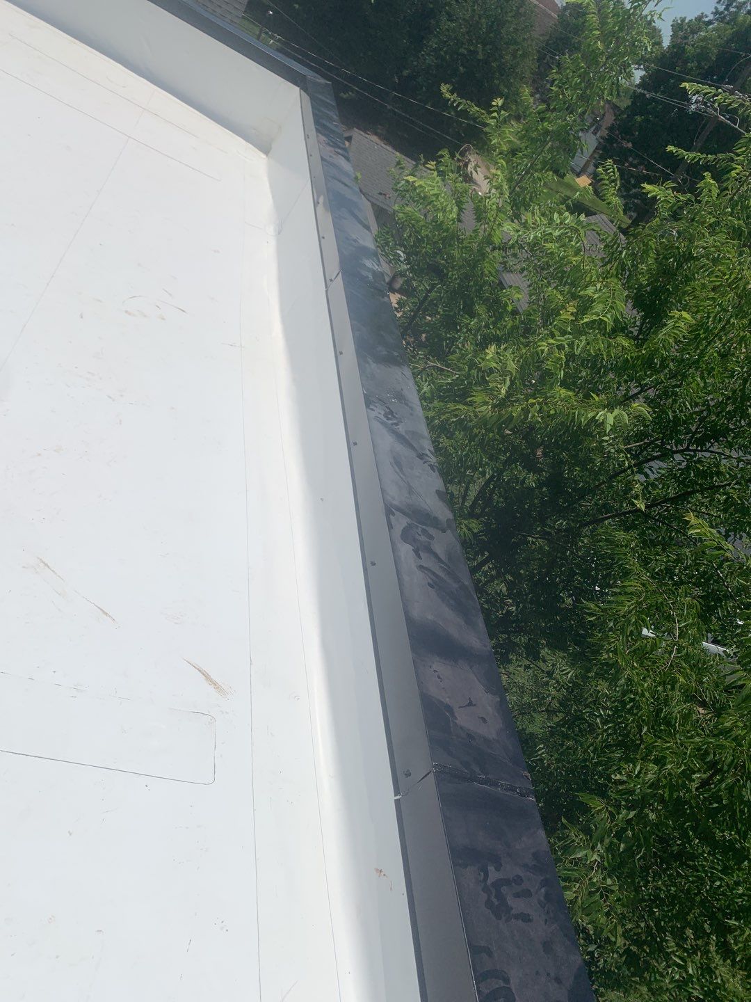 Commercial Roofing Installation using 50 mil PVC by Hostetler Roofing