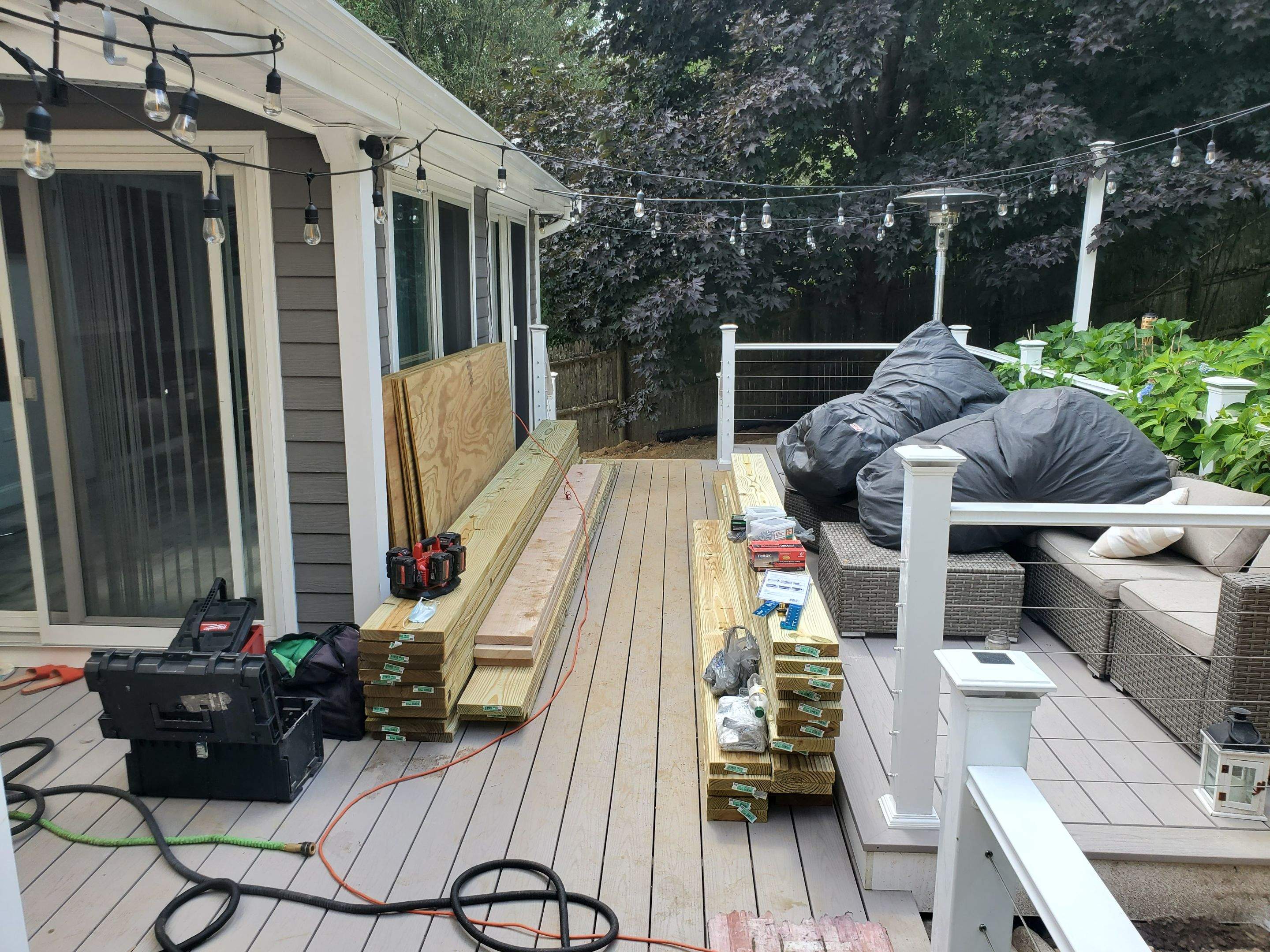Porch/Deck Construction using AZEK by UBrothers Construction