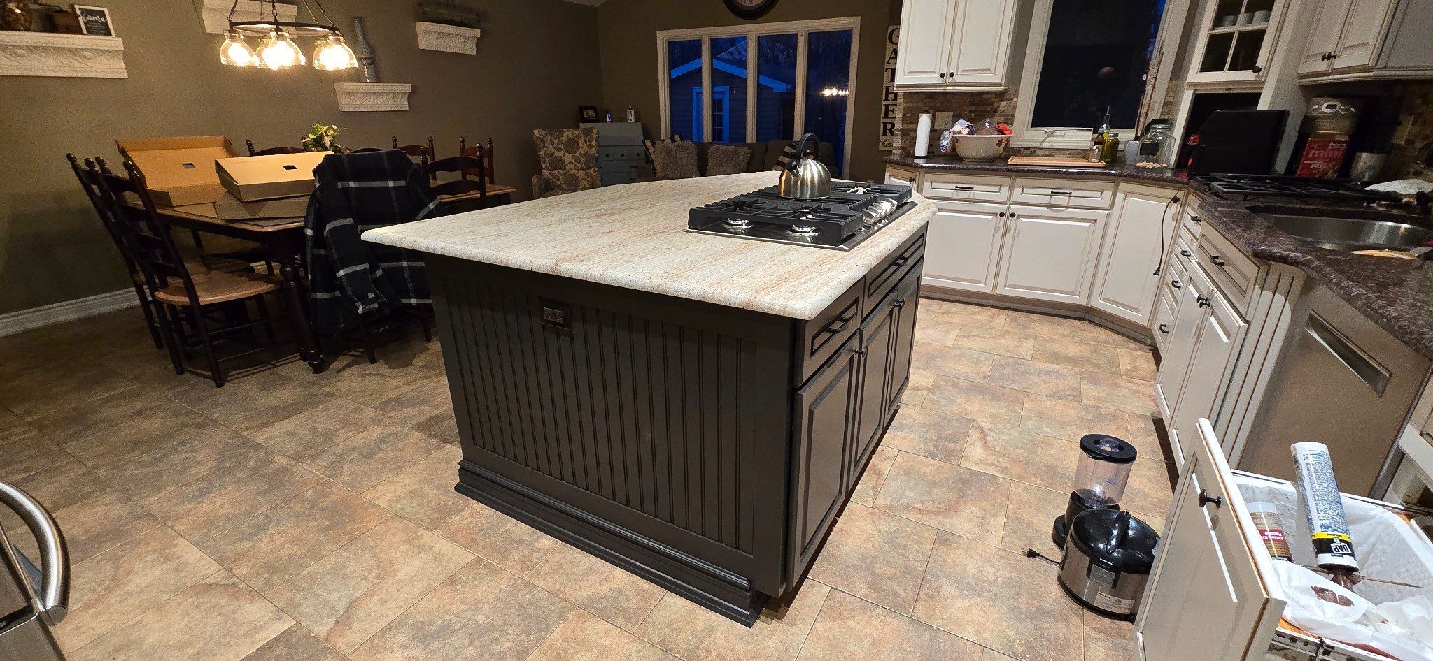 Custom Island Remodel by Spectrum Painting, LLC
