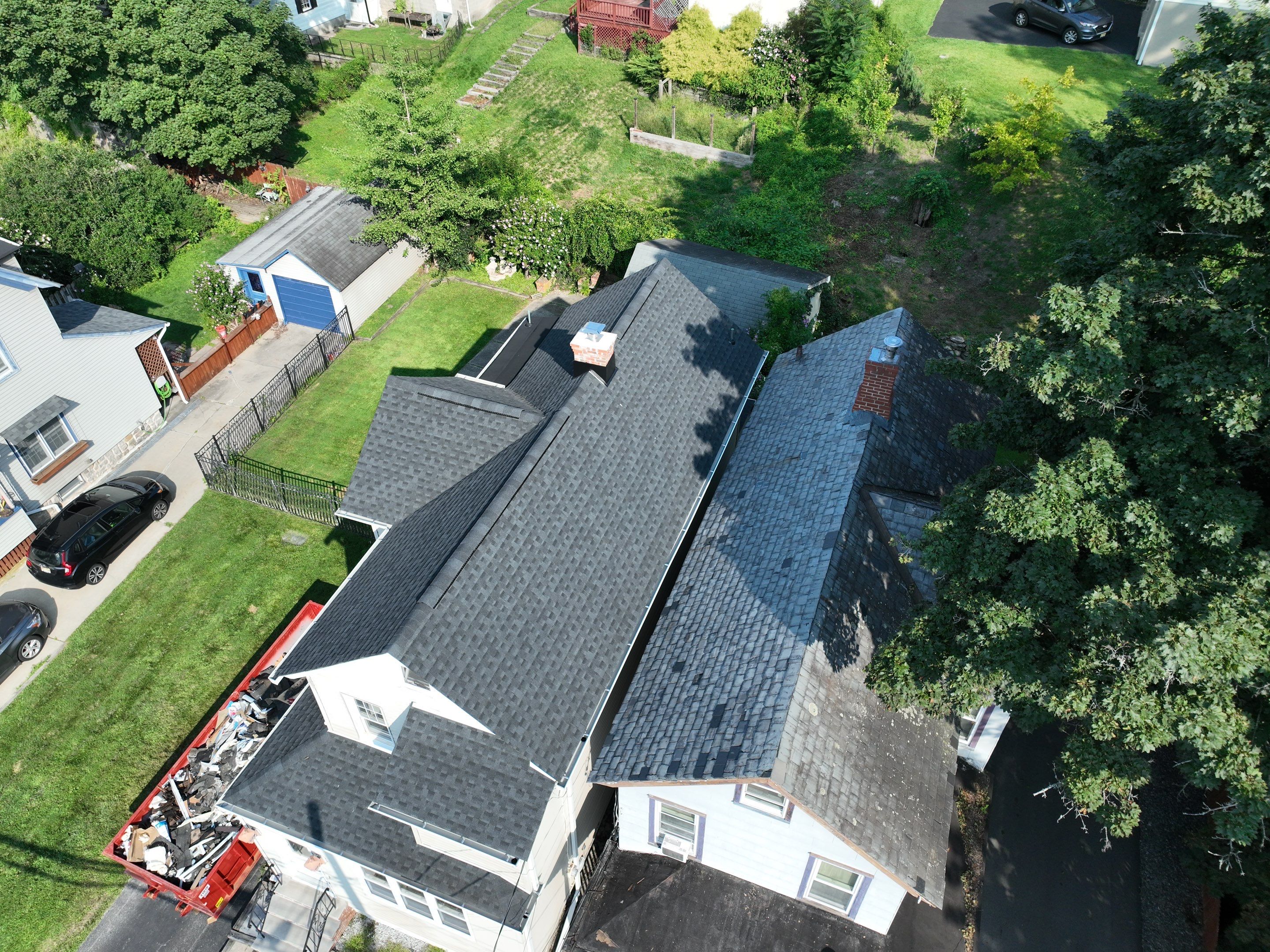 Newton Roof Replacement Featuring GAF Timberline Shingles and New Windows by REVIXPRO 