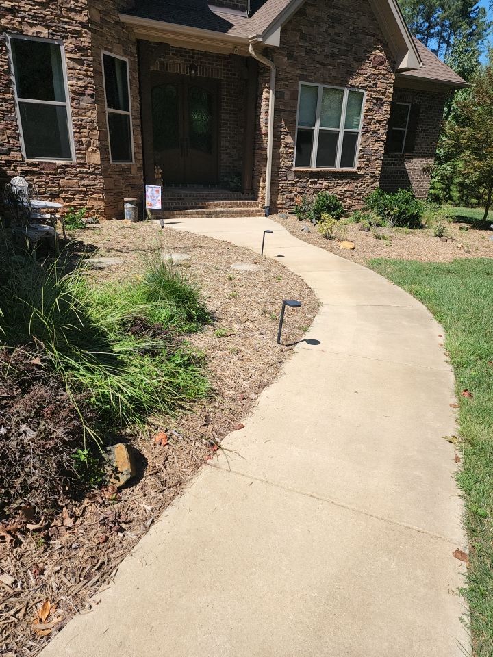 concrete Clean using cleaner by G&H Home Tech Pros LLC