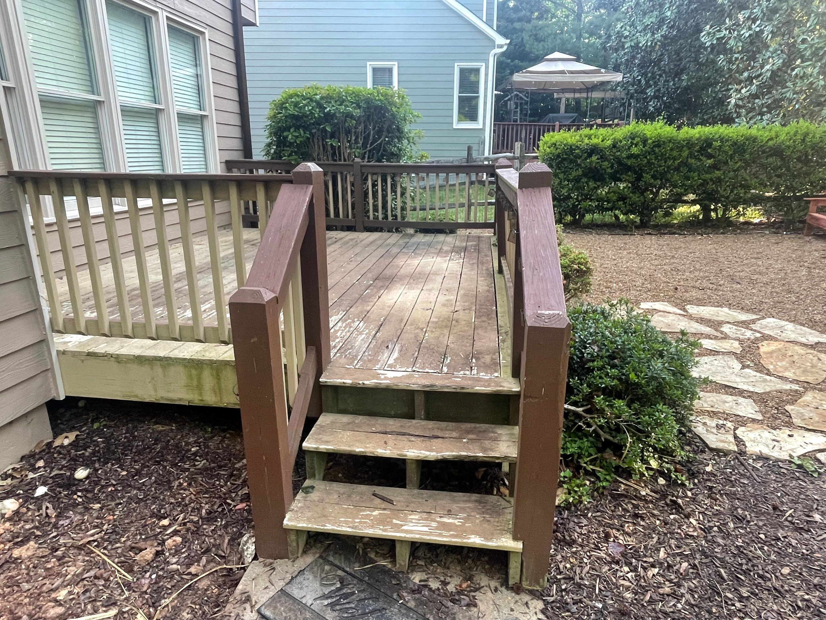 Custom Wooden Deck and Covered Porch Addition in Kennesaw by Swift Home Renovations