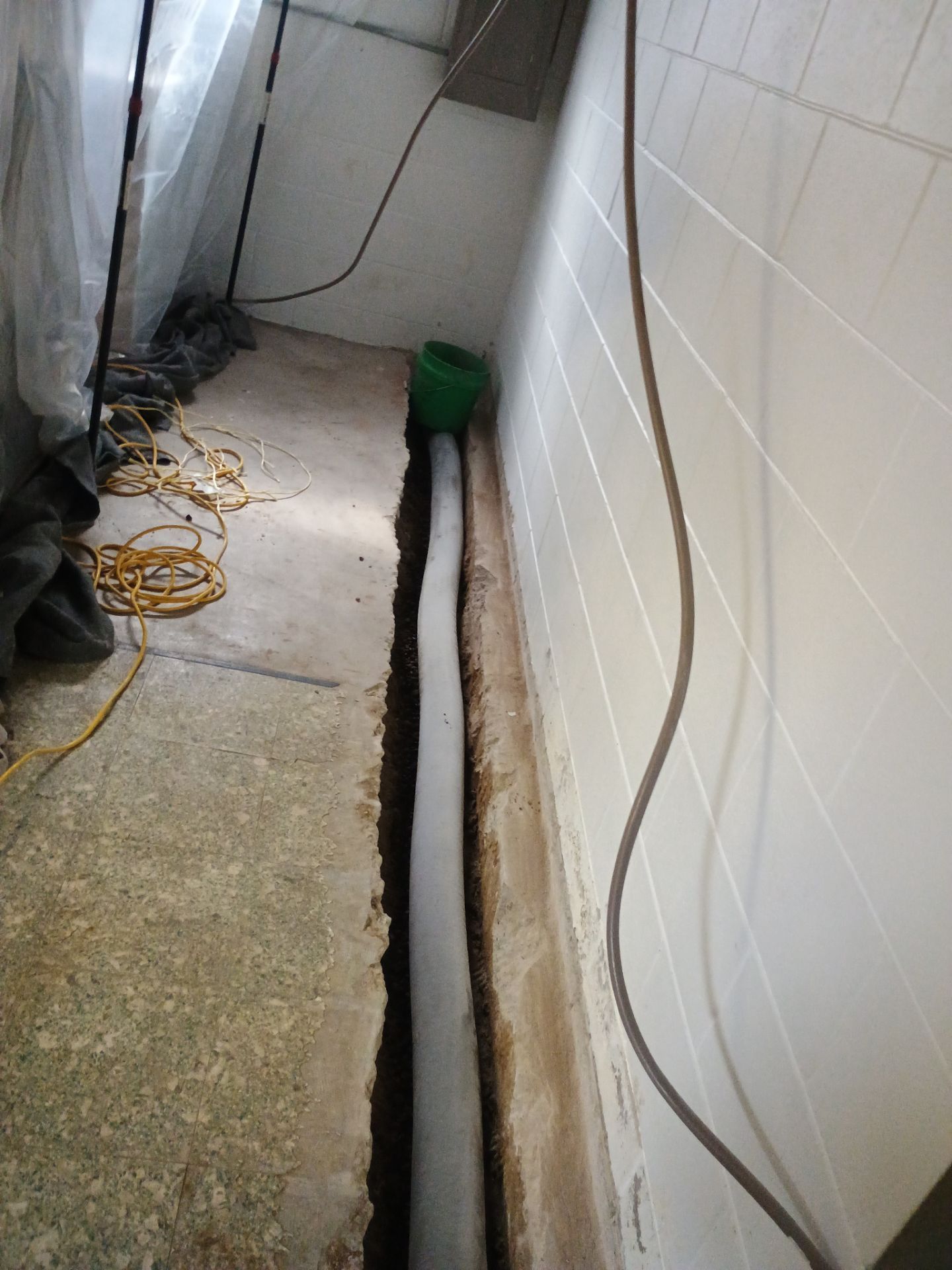 Drain Tile in Roseville for Carston by Waterproofing Northeast