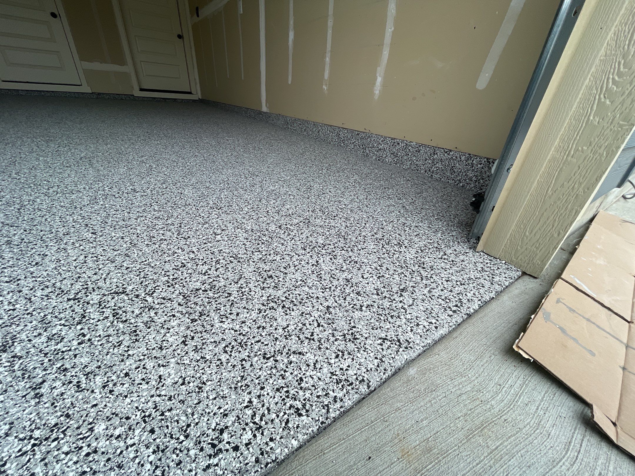 Garage Transformation using Domino by Croc Coatings, LLC