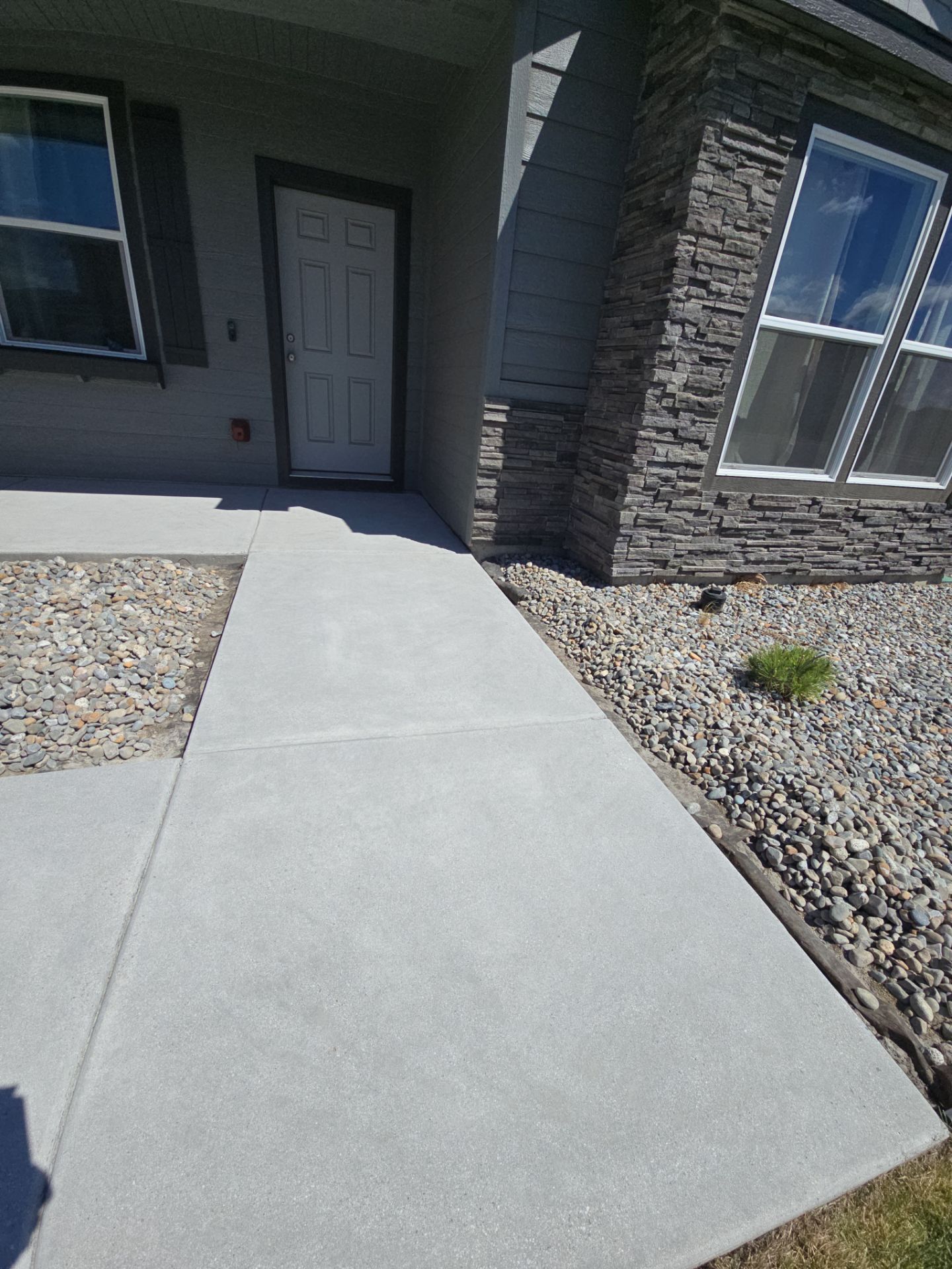 Driveway, garage, walkway Transformation using Ash Hybrid by Croc Coatings, LLC