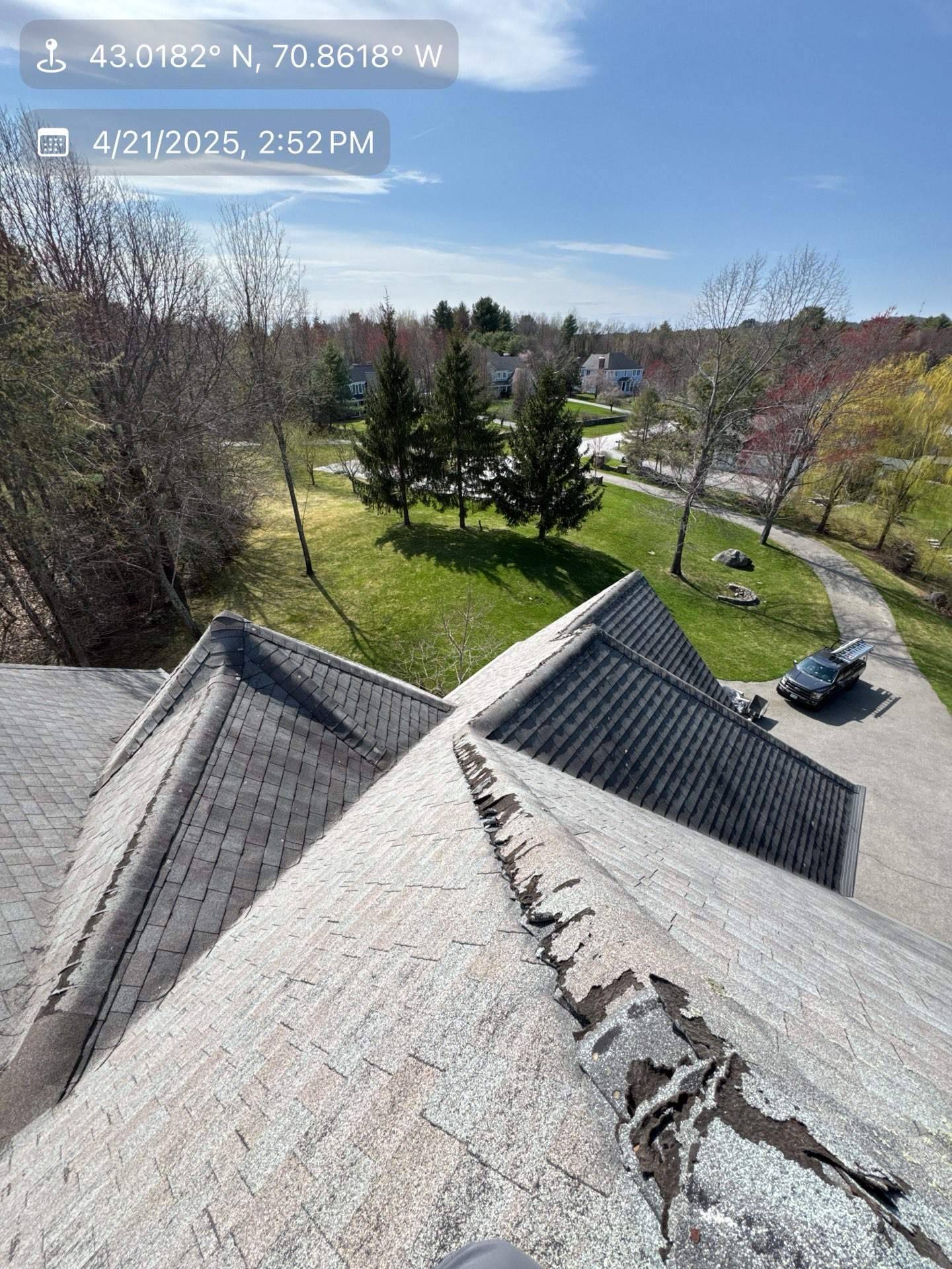Roof Replacement in Stratham by Compass exteriors