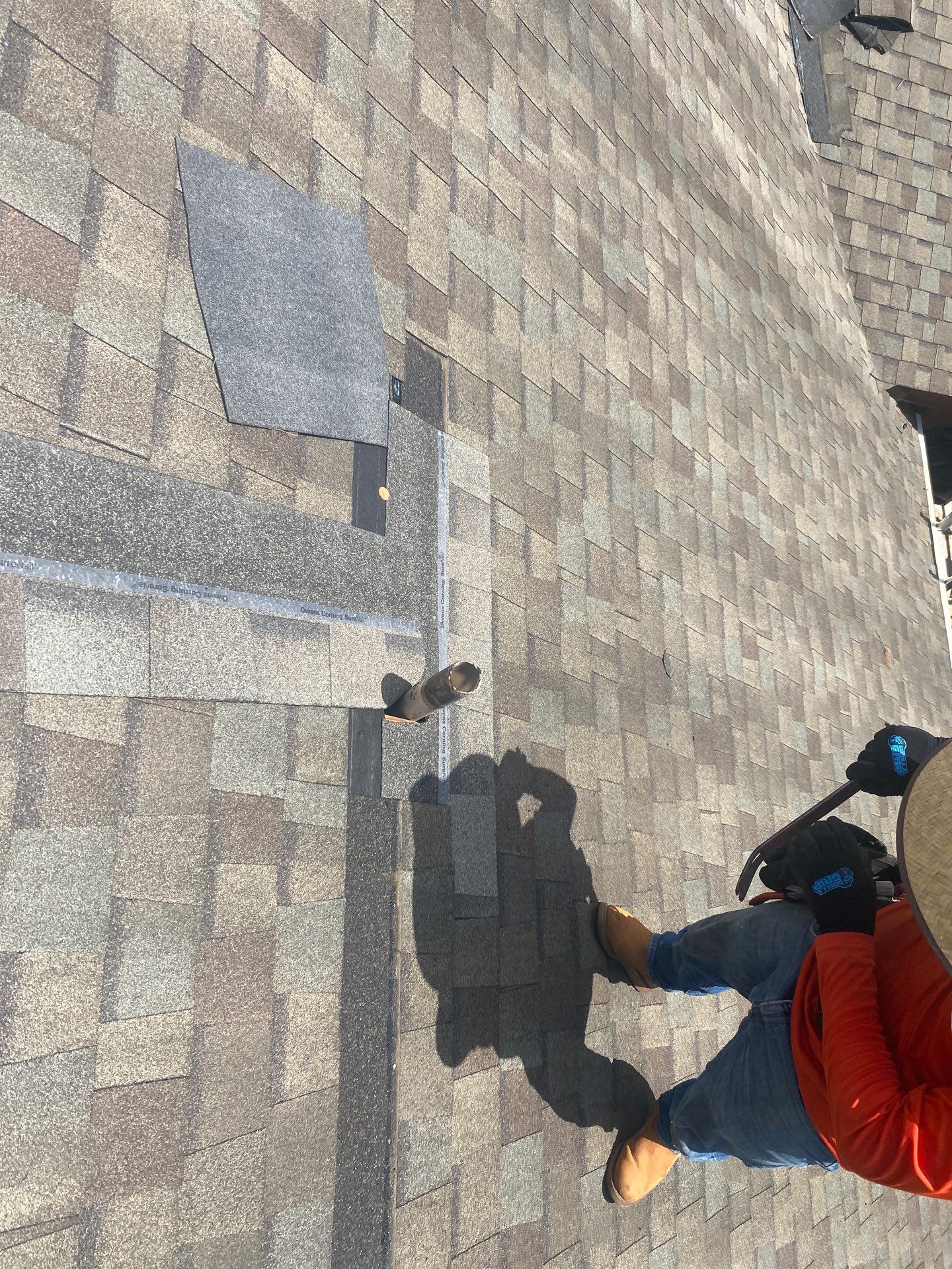 Hail Damage using Owen's Corning Duration (Lifetime) Shingles by Roof Repair Company