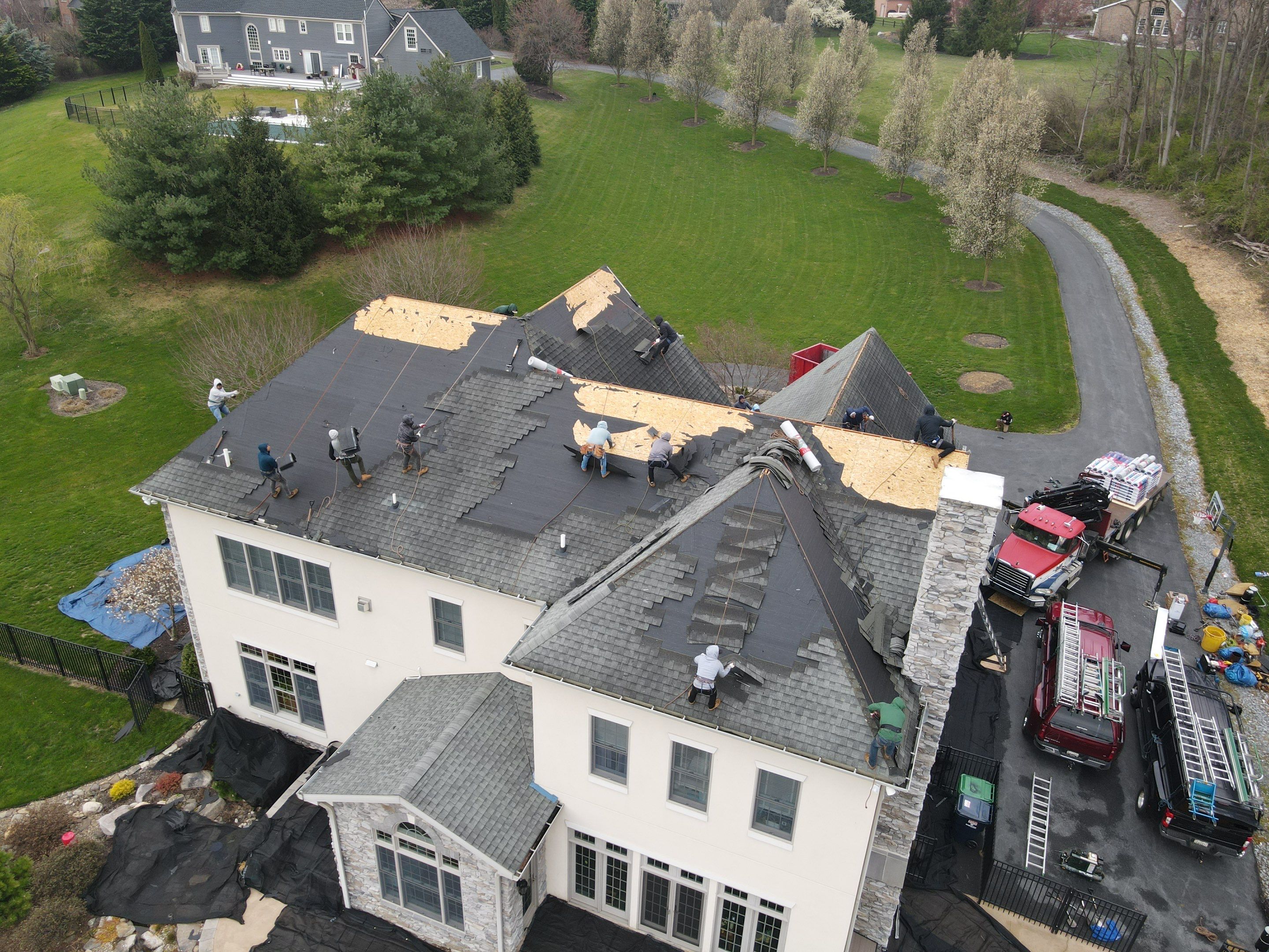 Residential Roofing Installation using Gaf Hdz Architectural Shingle by Teflon Roofing
