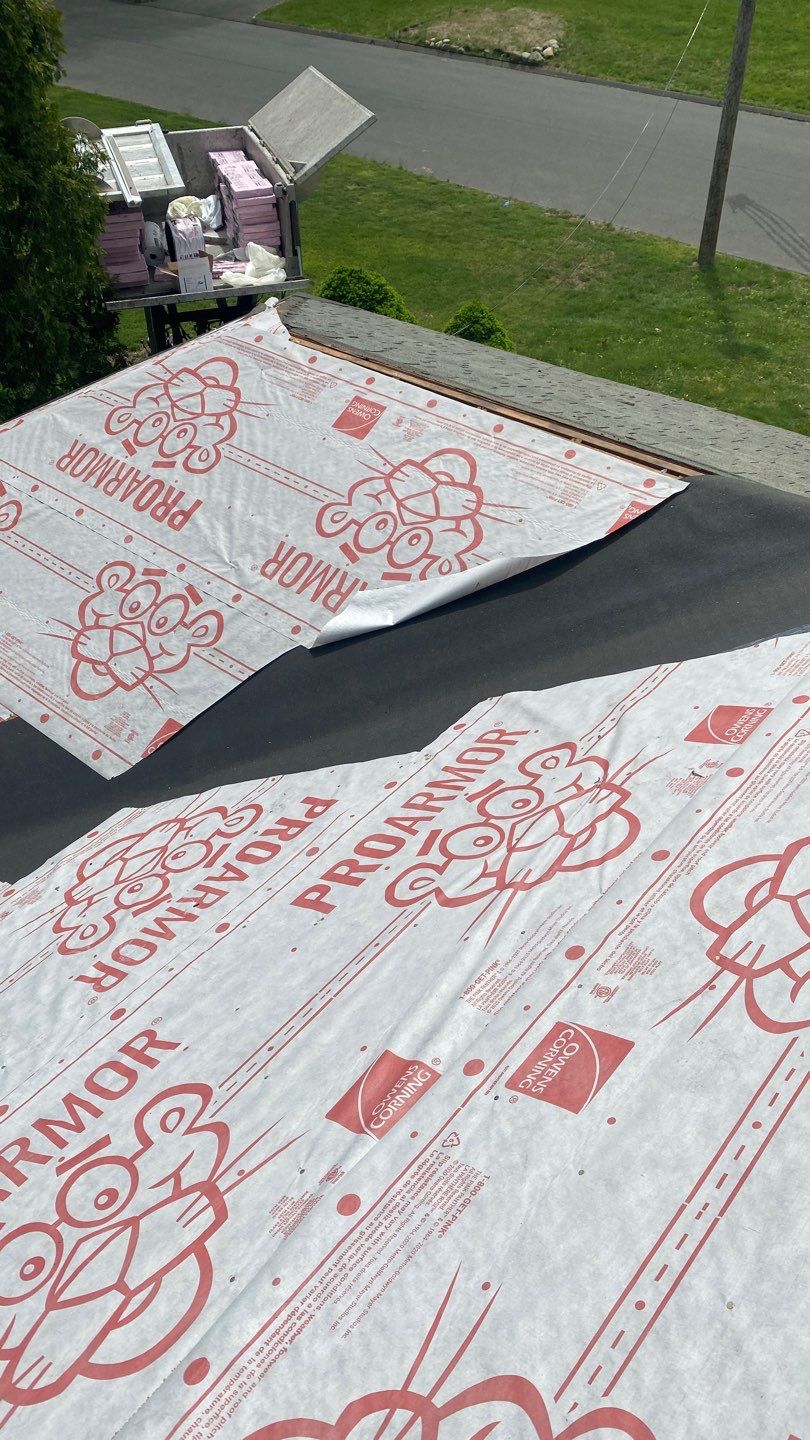 Residential Roofing Installation using Owens Corning Duration Estate Gray by A Plus Exterior