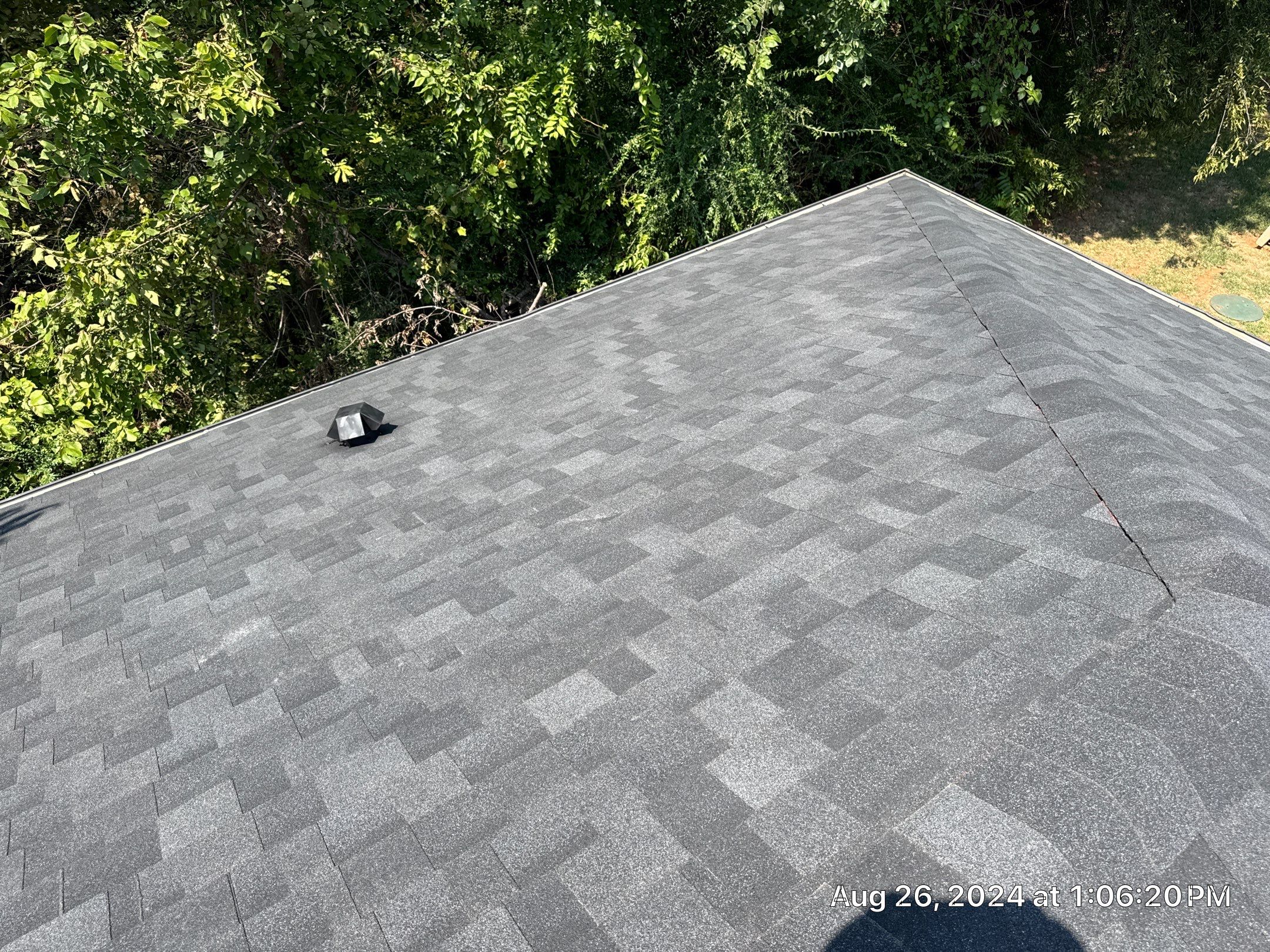 Reroof using IKO Granite Black by Castillo Roofing
