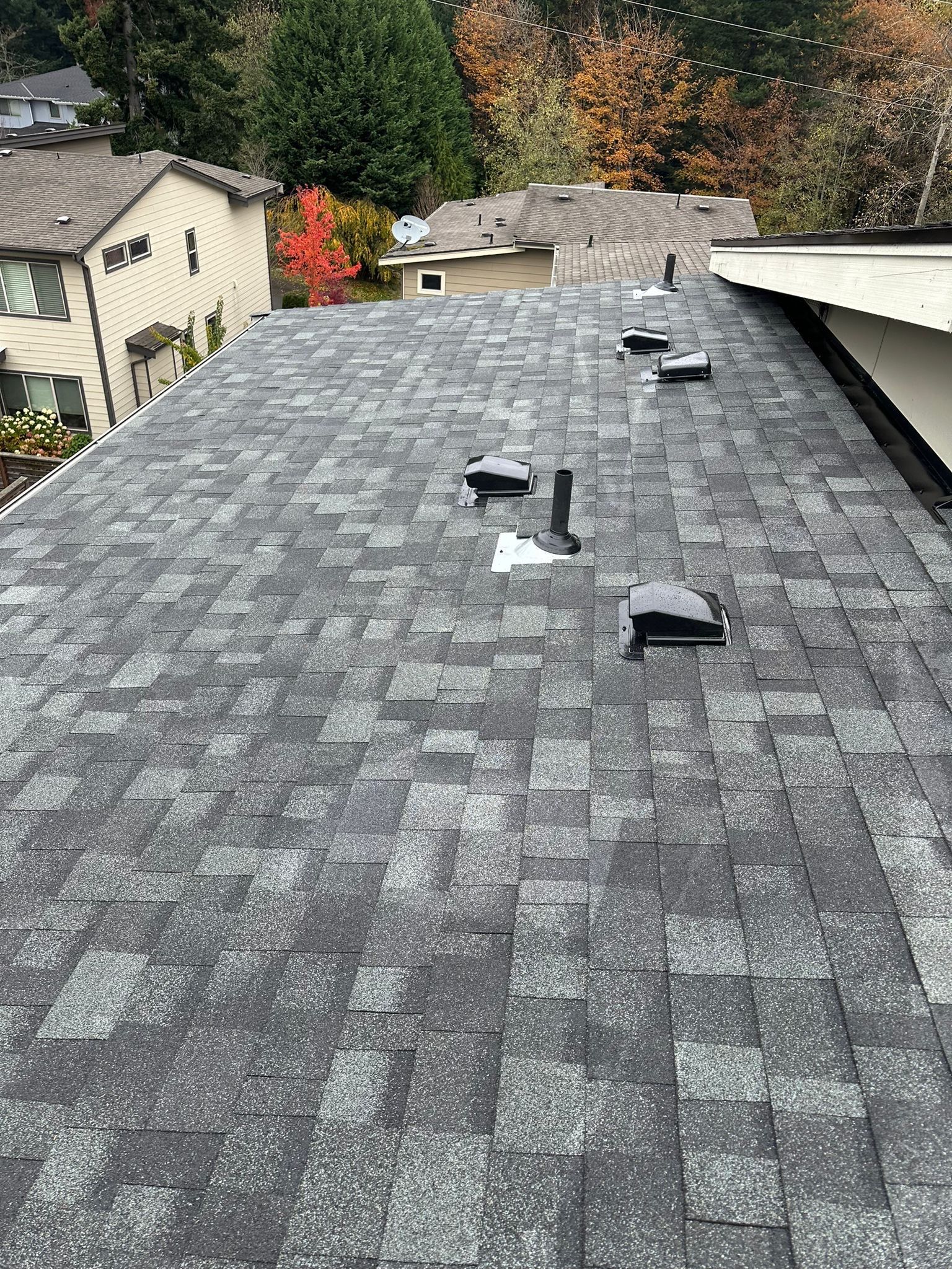 Residential Roofing Installation using GAF UHDZ Shingles by Roofing Formula LLC