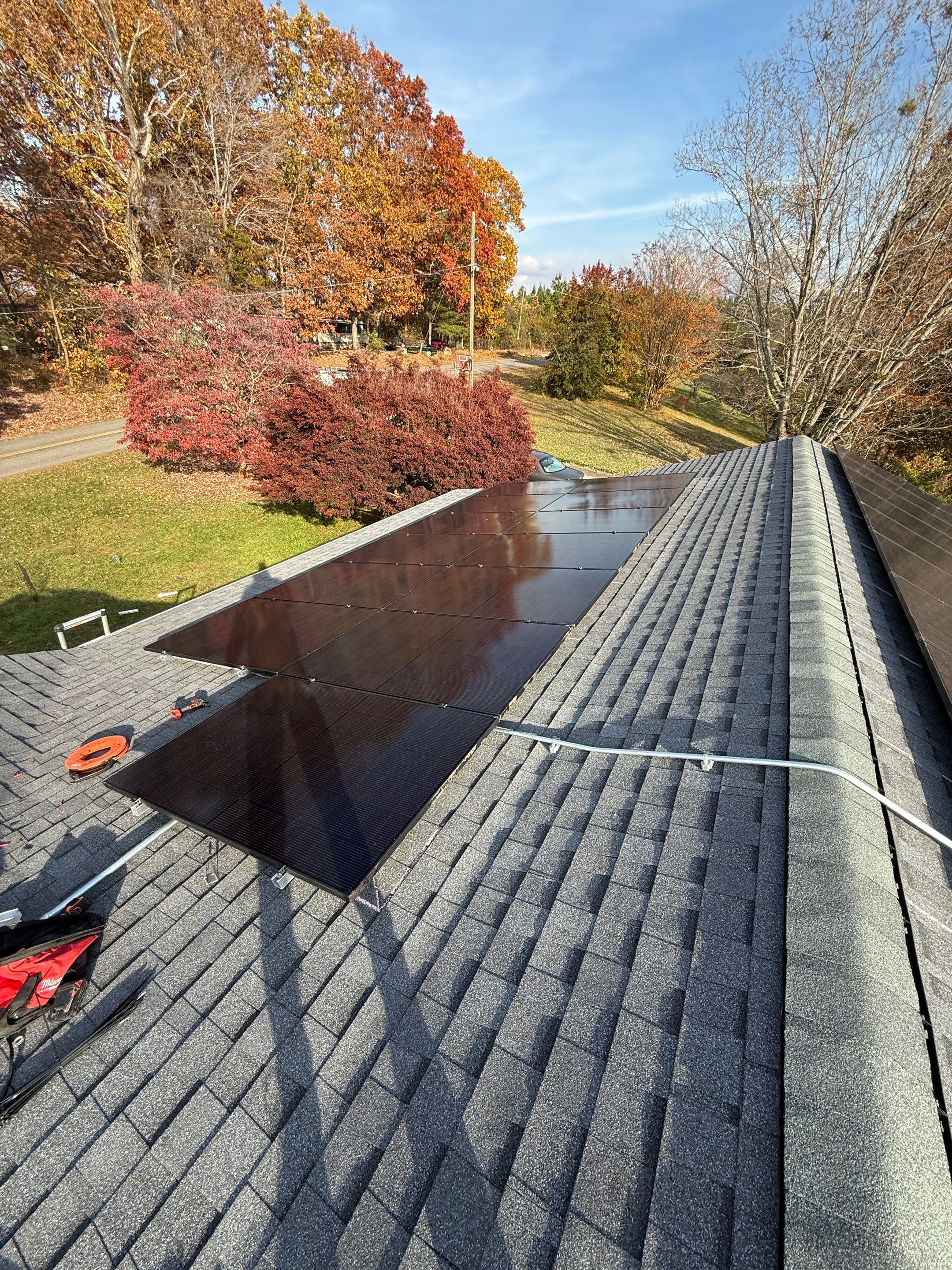 Project in Bassett by Trident Solar