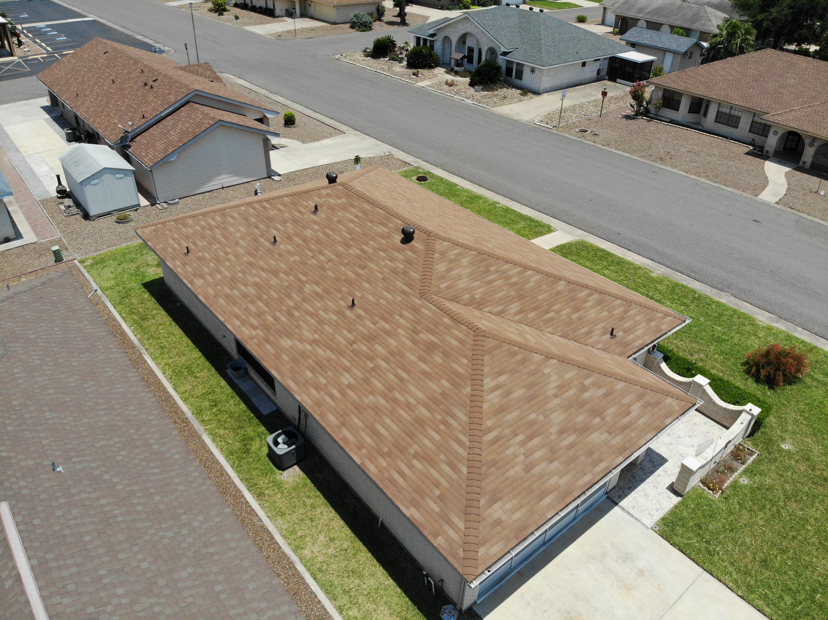 3 Tab Shingle Roof using Owens Corning Supreme by Bison Roofing