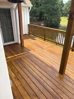 Deck using Wood Sealant
