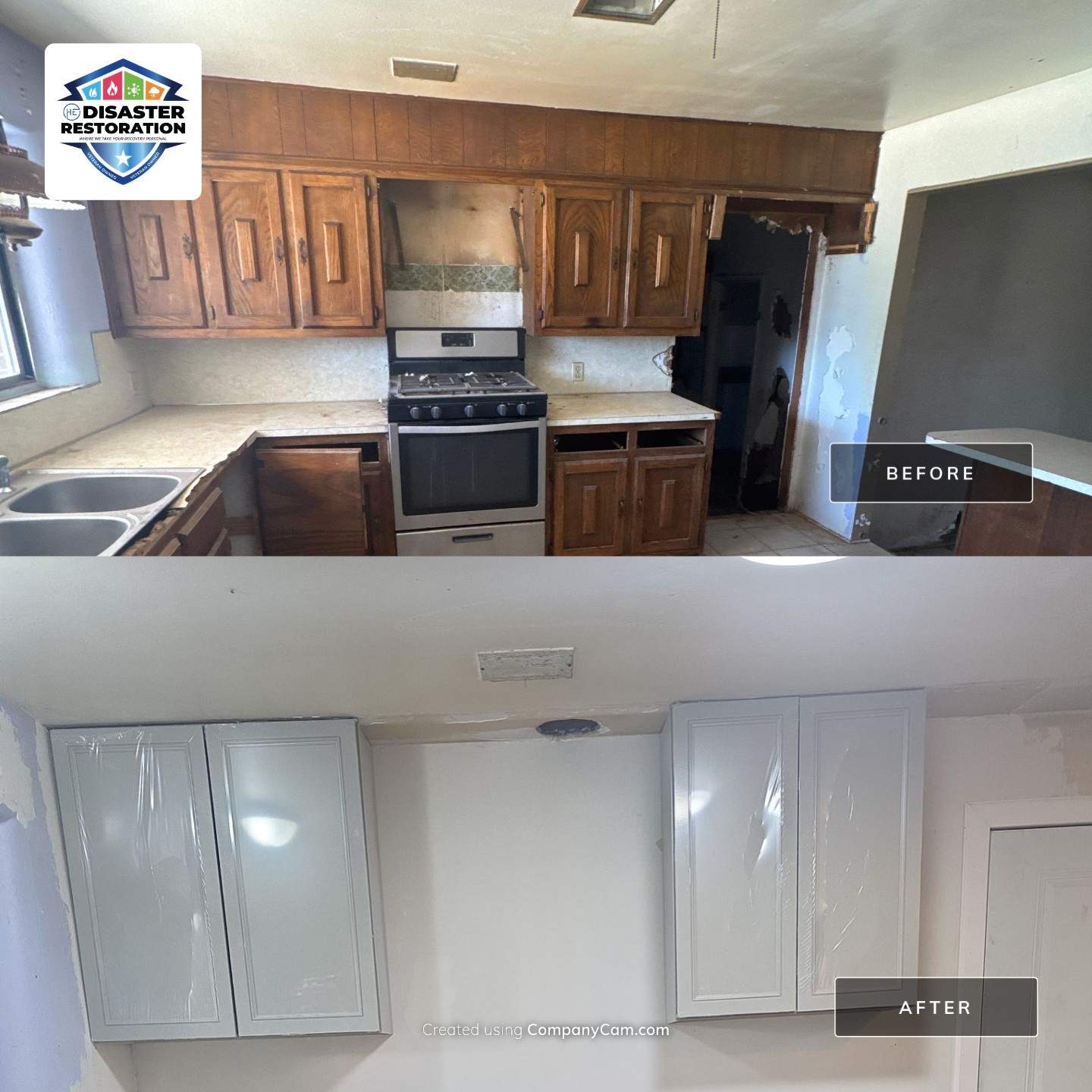 Restoration of an abandoned home - Project in Midland, TX by Harden Enterprise Services LLC
