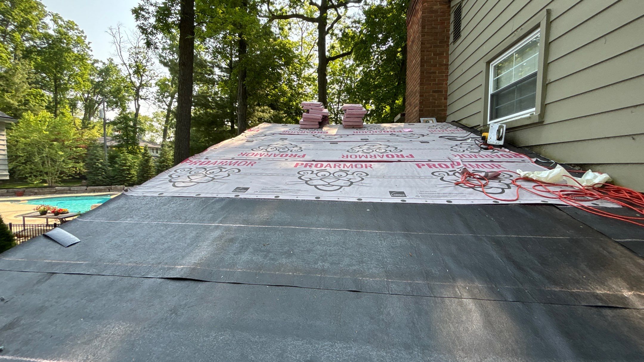 Roof Replacement using Owens Corning Teak by 180 Contractors