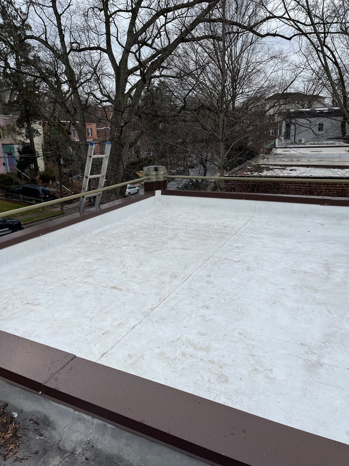 Arlington Flat TPO Roof Installation by RM Banning, Inc.