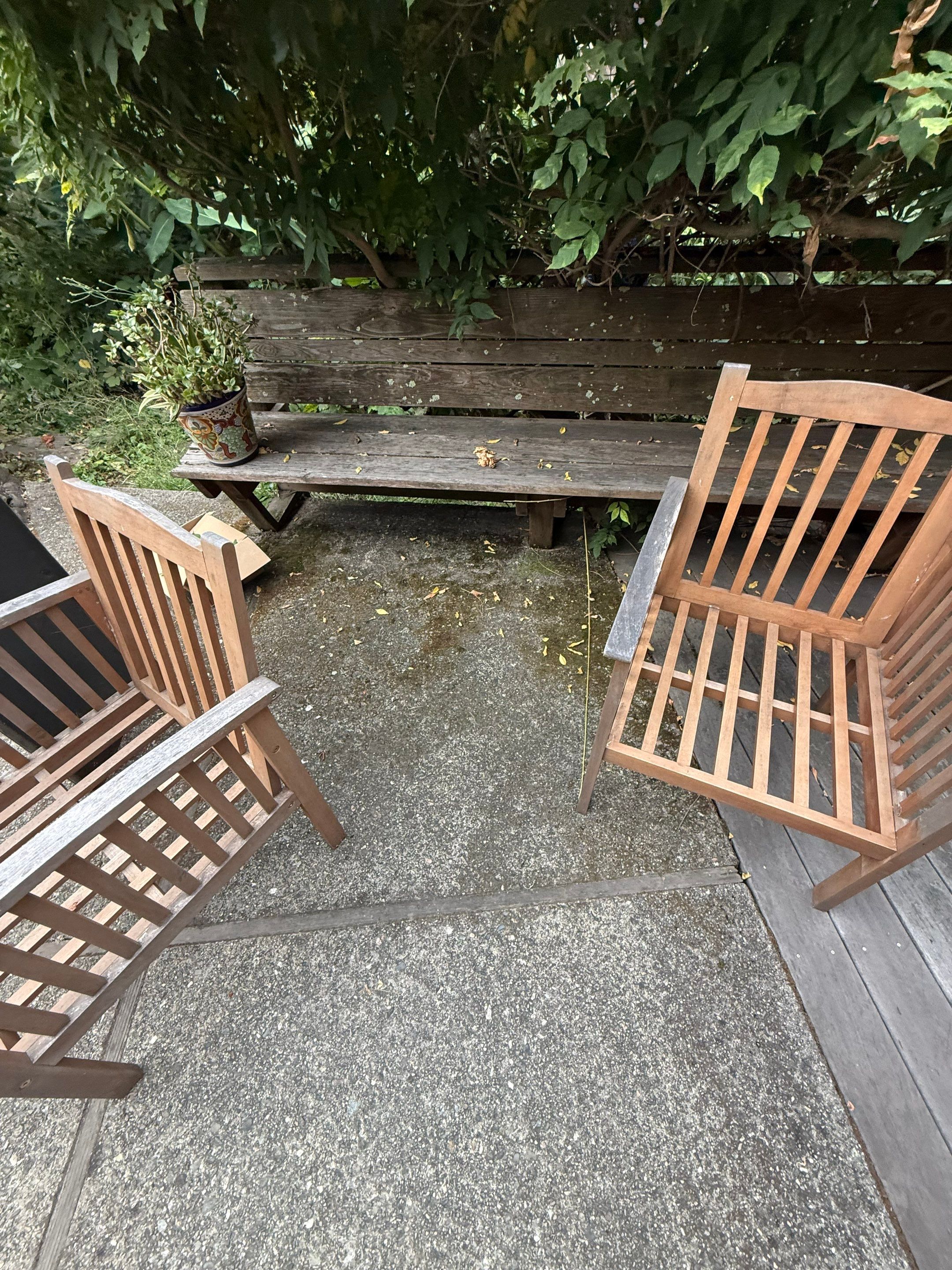 Full back garden refresh by SpotFree Window Cleaning