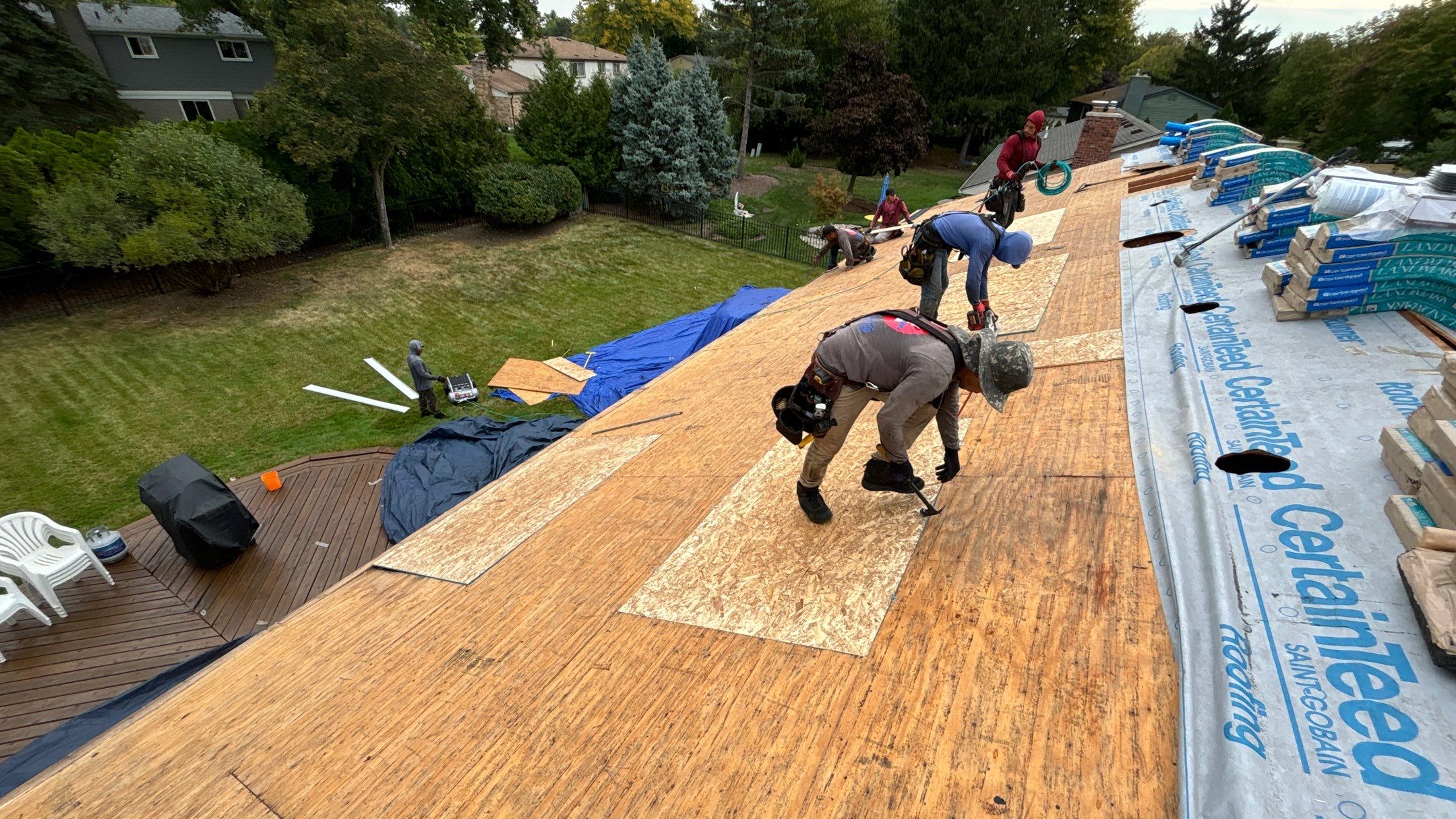 Roof Replacement using CertainTeed Landmark by 180 Contractors