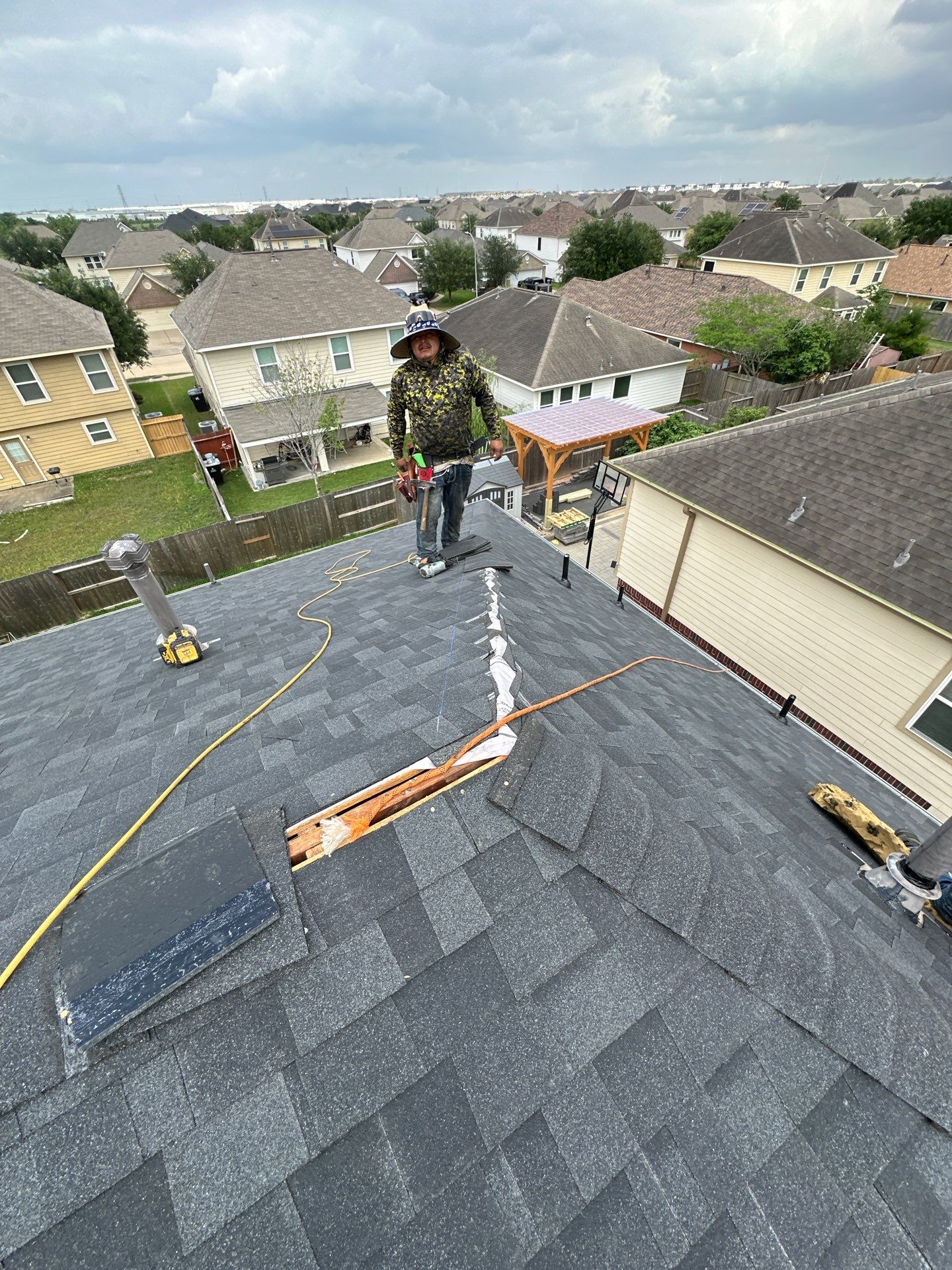 Project in Katy by Motion Roofing