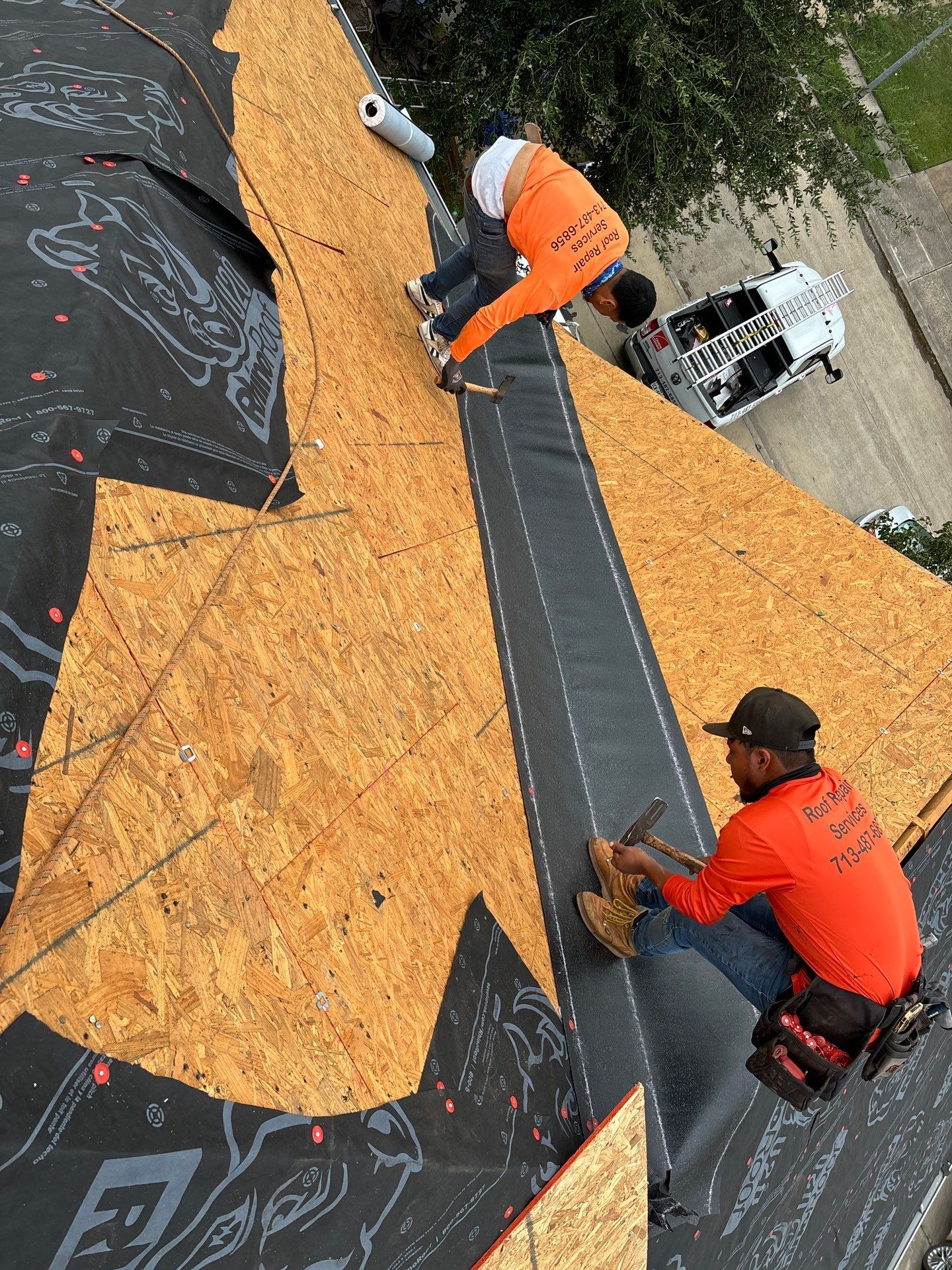 Residential Roofing Repair using Owen's Corning Duration (Lifetime) Shingles by Roof Repair Company