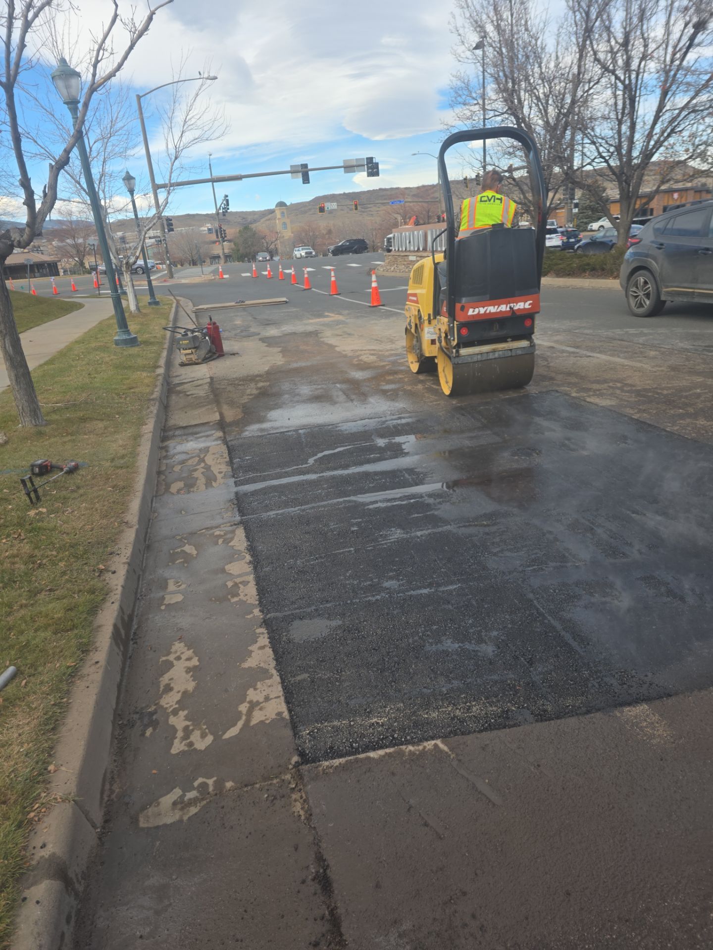 Asphalt Patching for underground project Colorado Mills by DMH Site Services