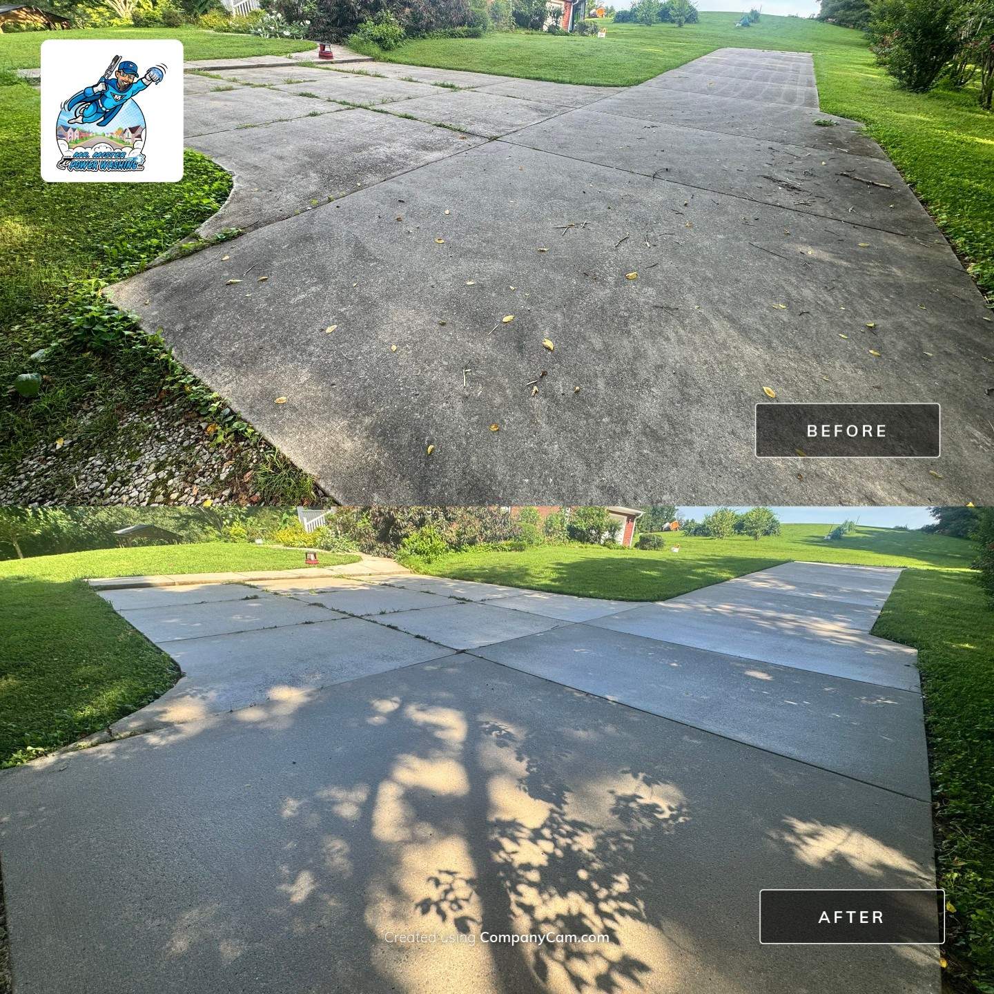 Tim's Driveway by Mr. Mister Power Washing