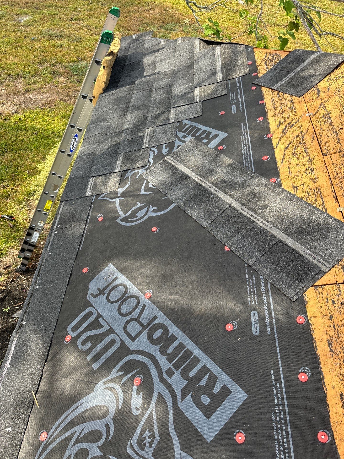 Residential Roofing Installation using Owen's Corning Duration (Lifetime) Shingles by Roof Repair Company