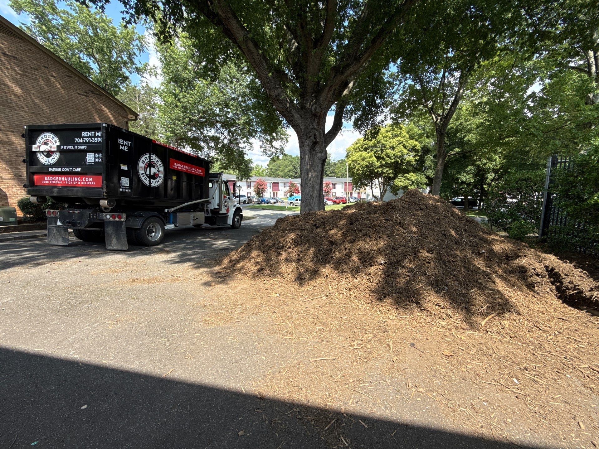 Project in Charlotte by Badger Hauling