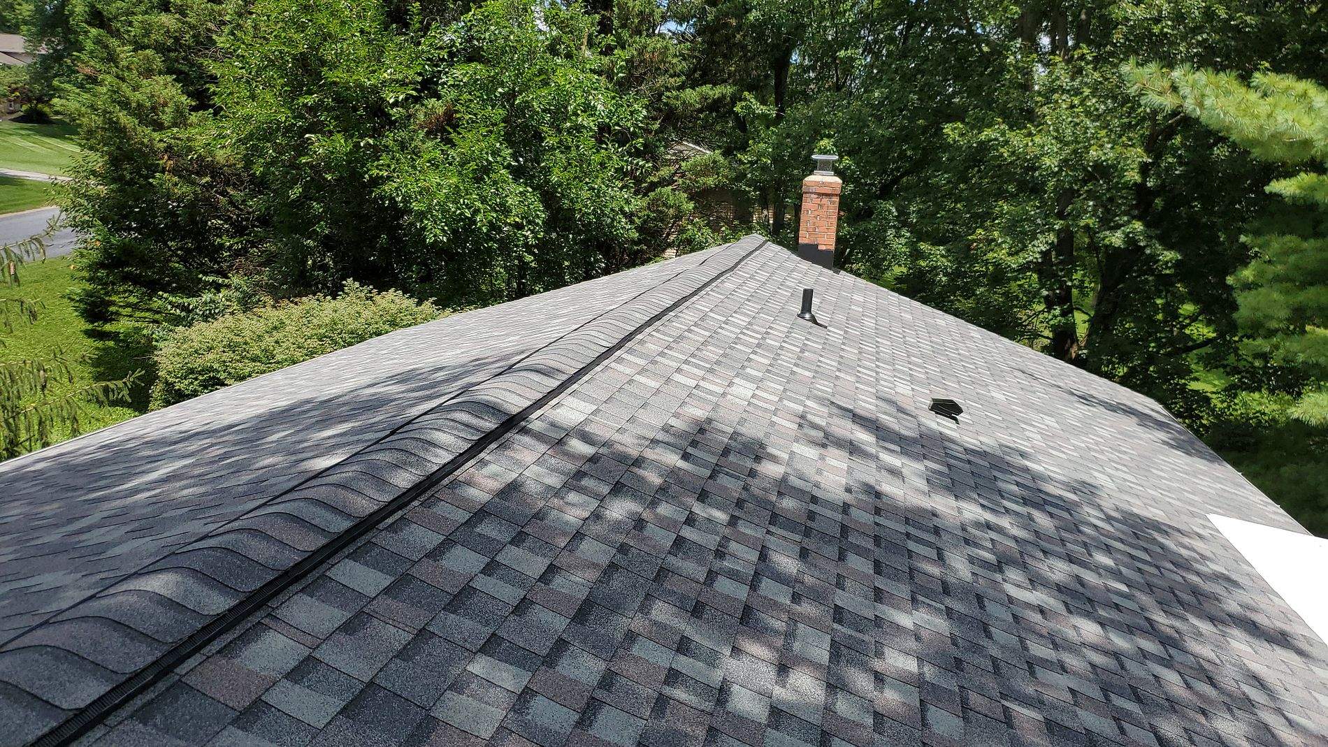 Residential Roofing Installation using CertainTeed Landmark Lifetime Architectural Shingles- Max Def Colonial Slate by Roof Right Inc