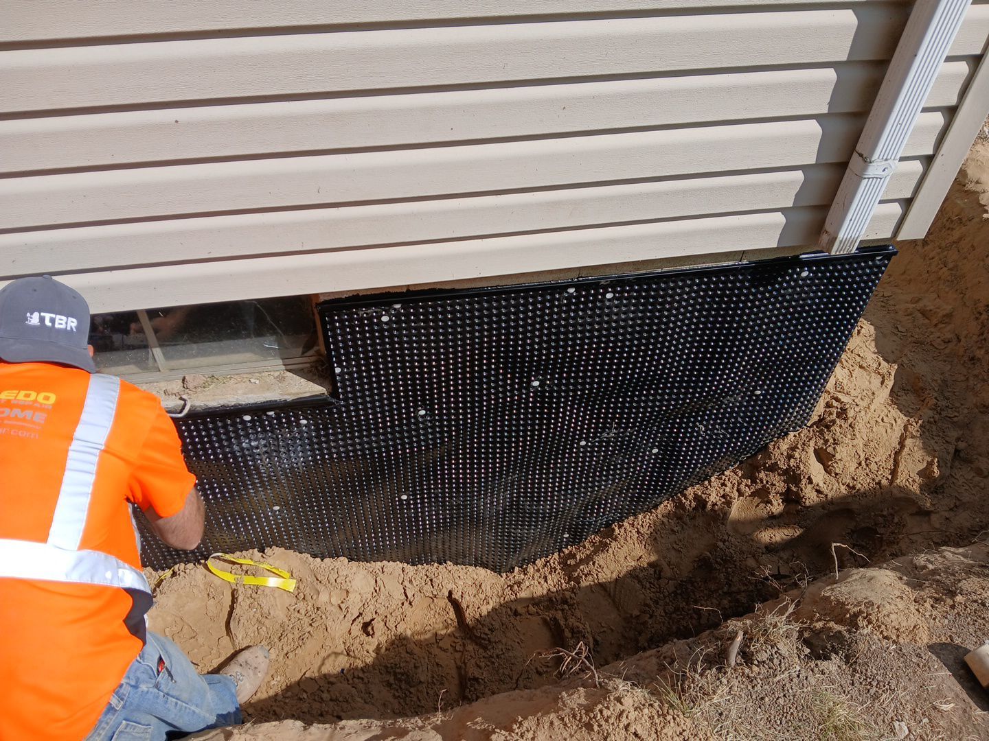 Exterior Waterproofing & Embedded Fiber Reinforcements by Toledo Basement Repair