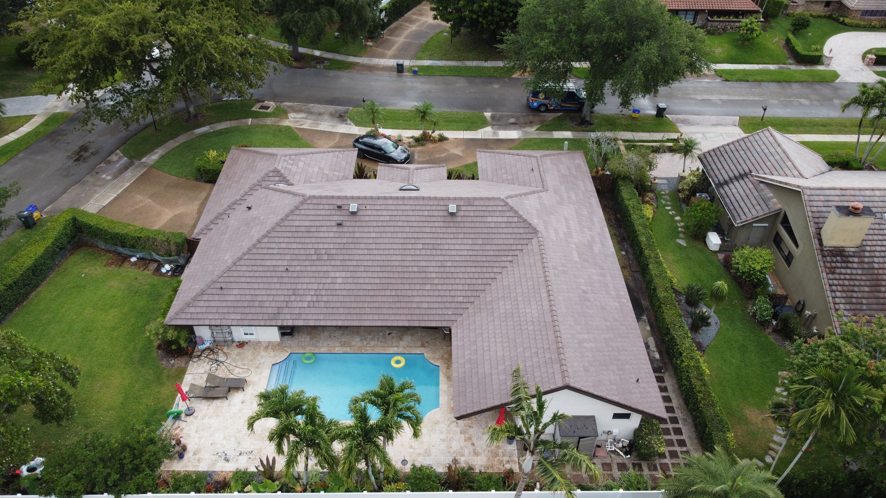 Residential Roofing Installation using Eagle Roofing Tile by BLUES BROTHERS ROOFING