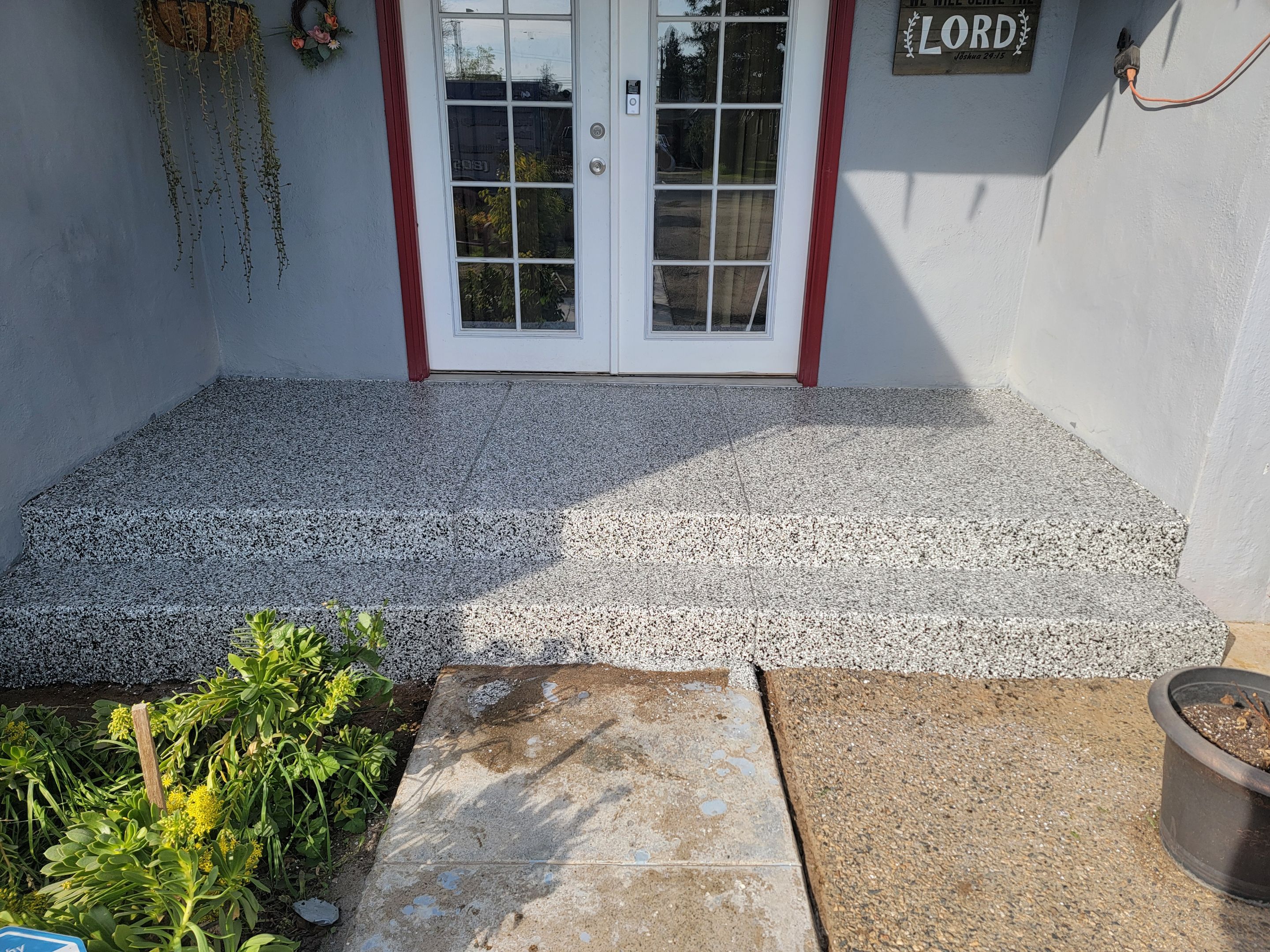 Front Porch and walkway by MGP Coatings