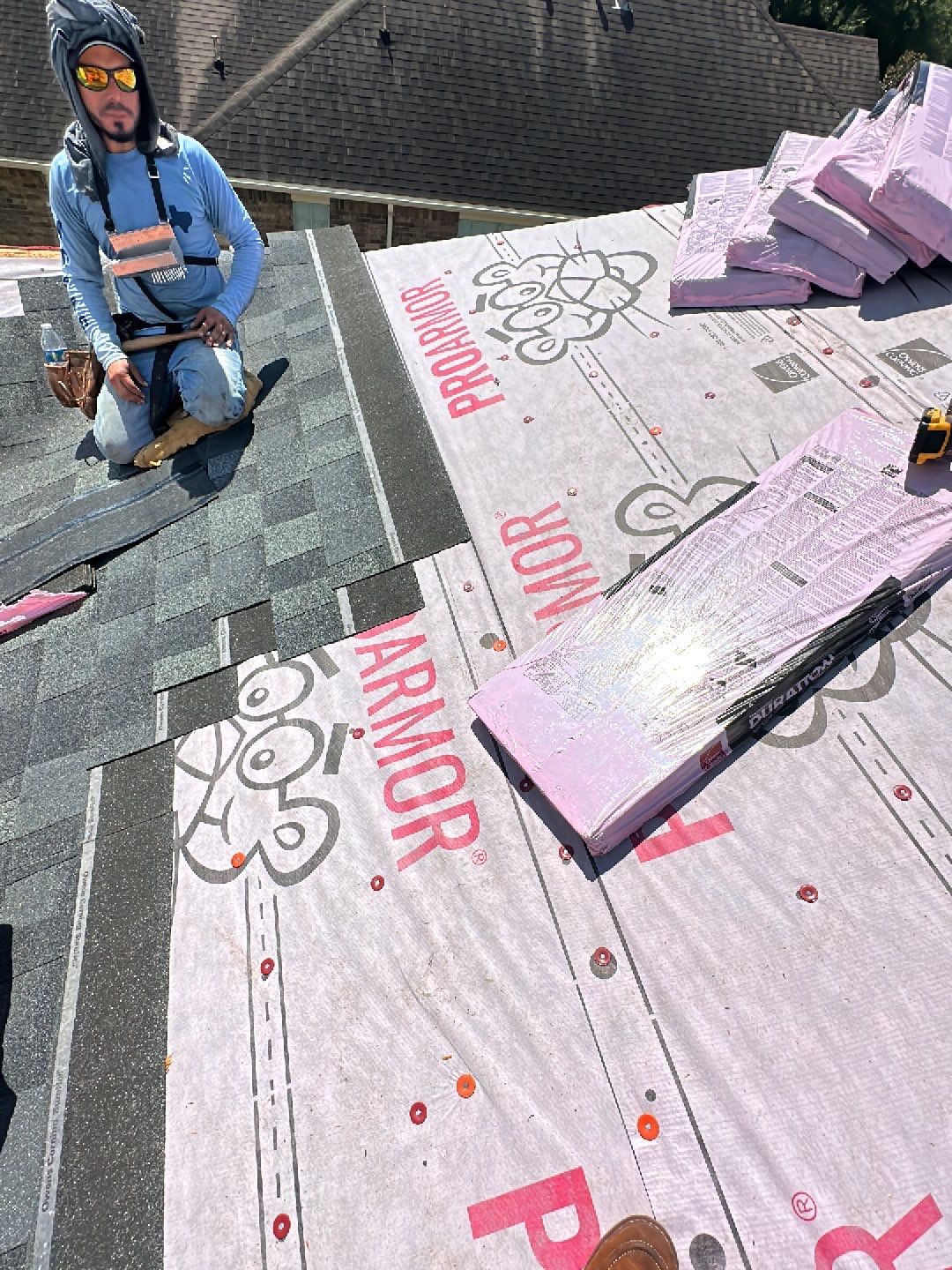Residential Roofing Installation using Owen's Corning Duration (Lifetime) Shingles by Roof Repair Company