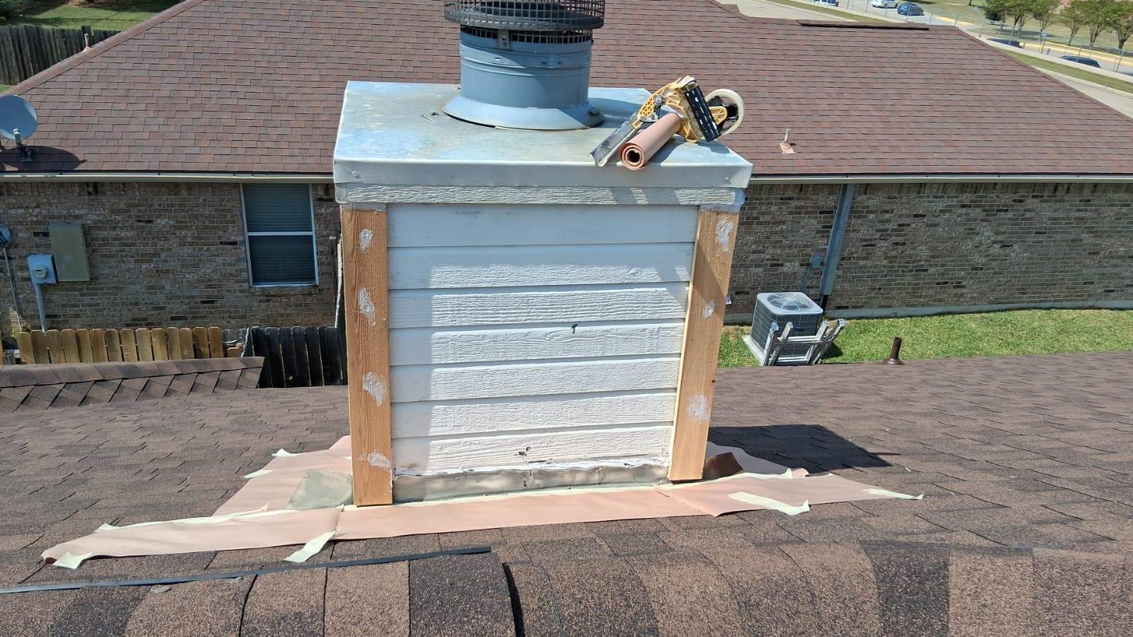 Complete Roof Replacement, Gutter Installation, Chimney Repair, and Window Replacement by Caliber Restoration LLC