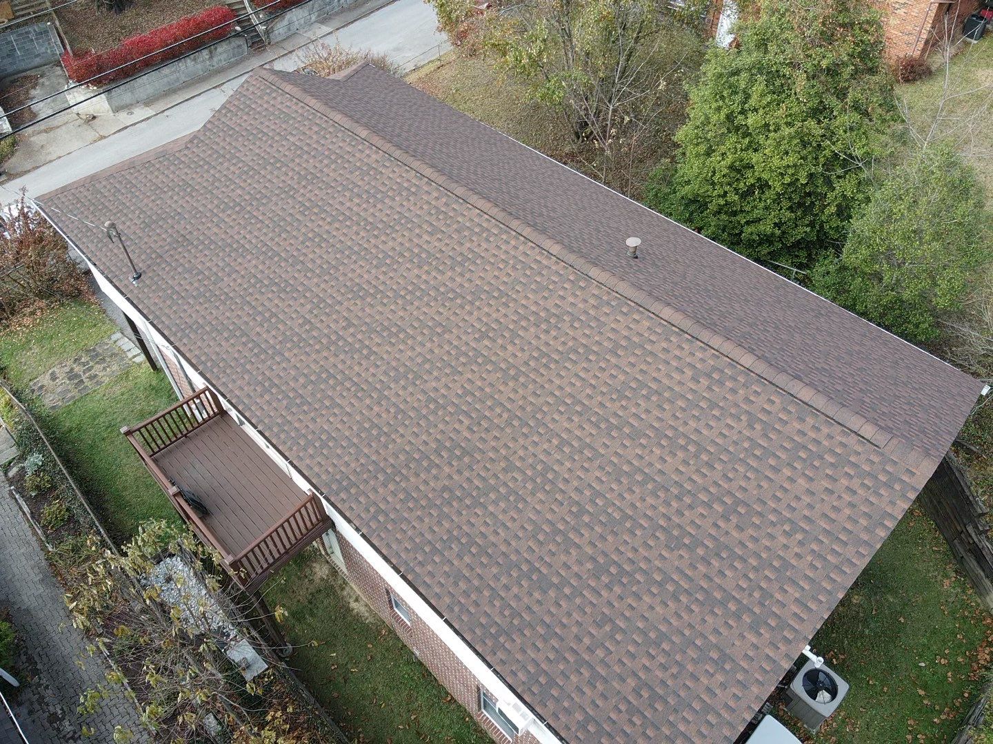 Residential Roofing Installation using GAF TImberline HDZ Hickory by Rainstoppers Roofing