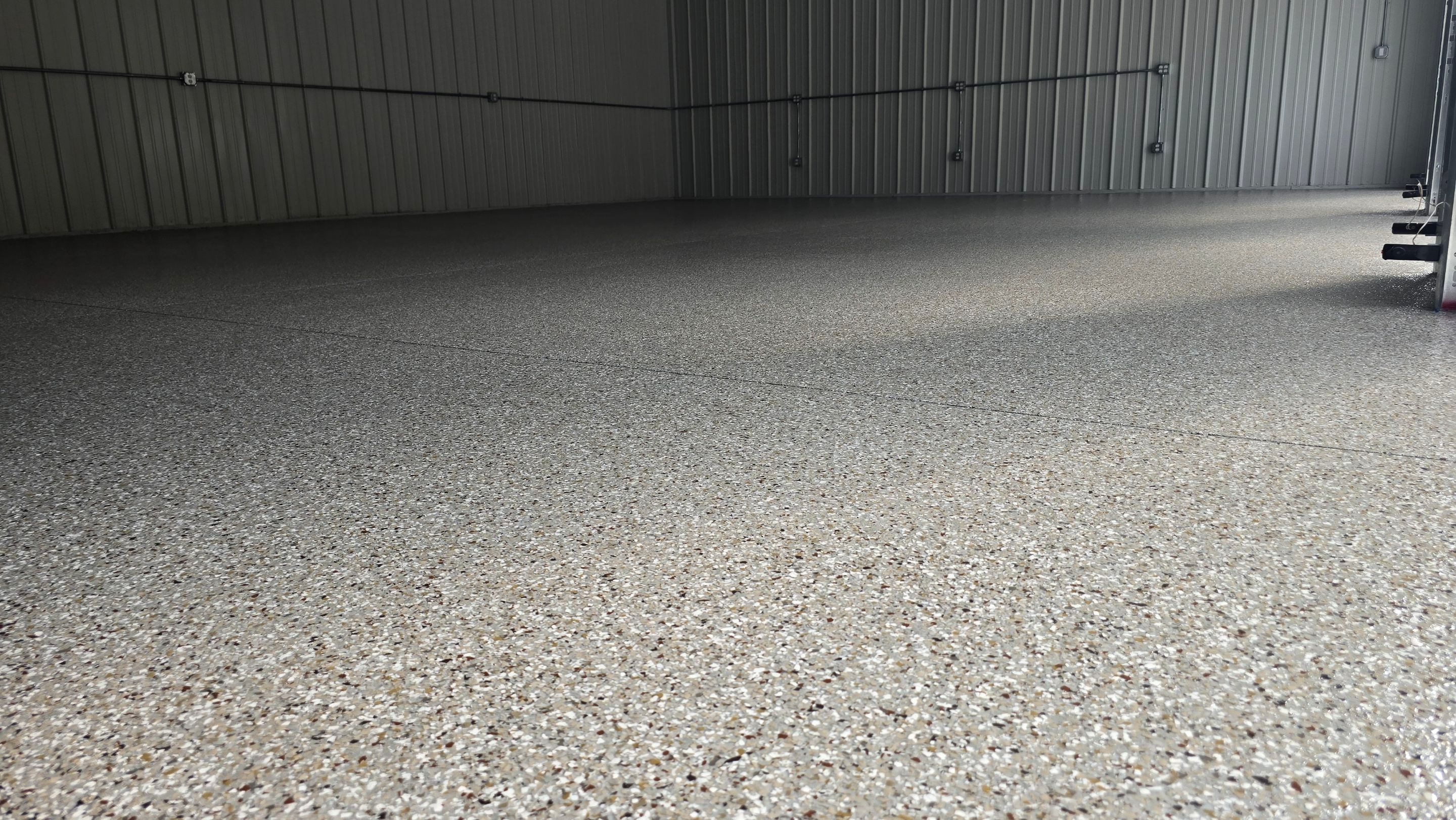 Garage using Creekbed by Elite Floor Solutions