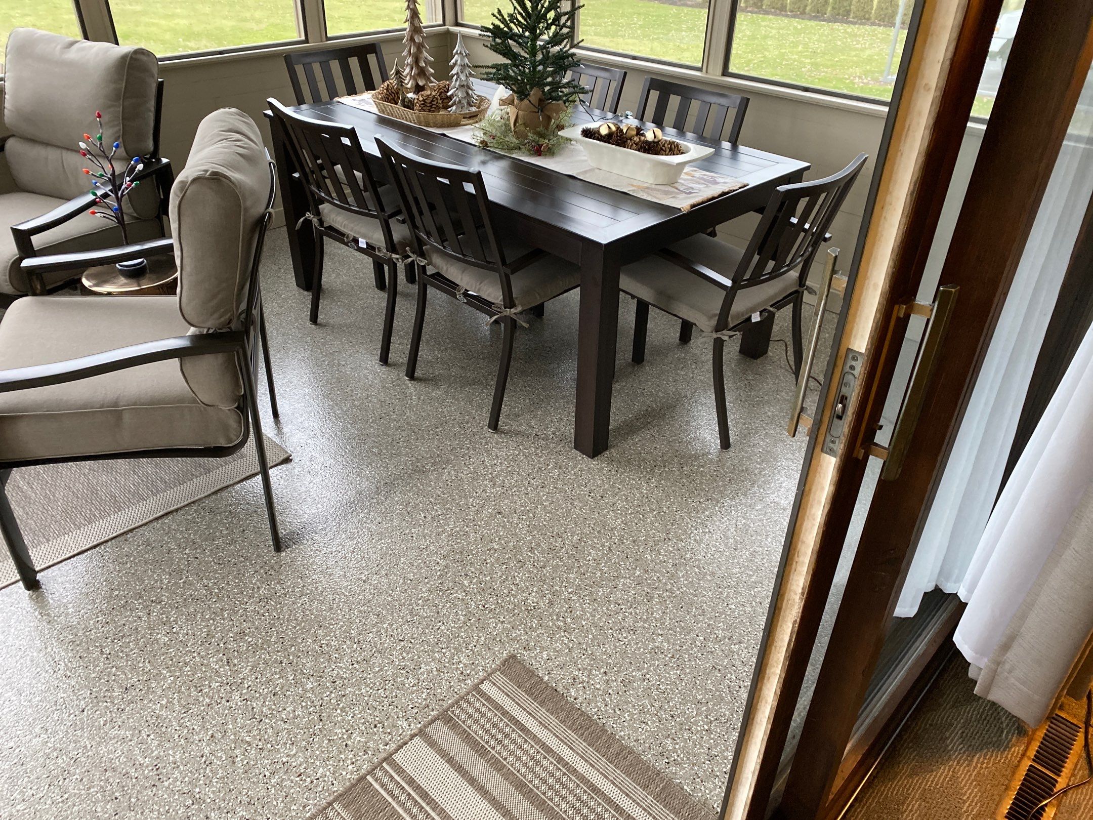 Sunroom in Pebble Beach - Columbiana, OH by Alexander Concrete Coatings