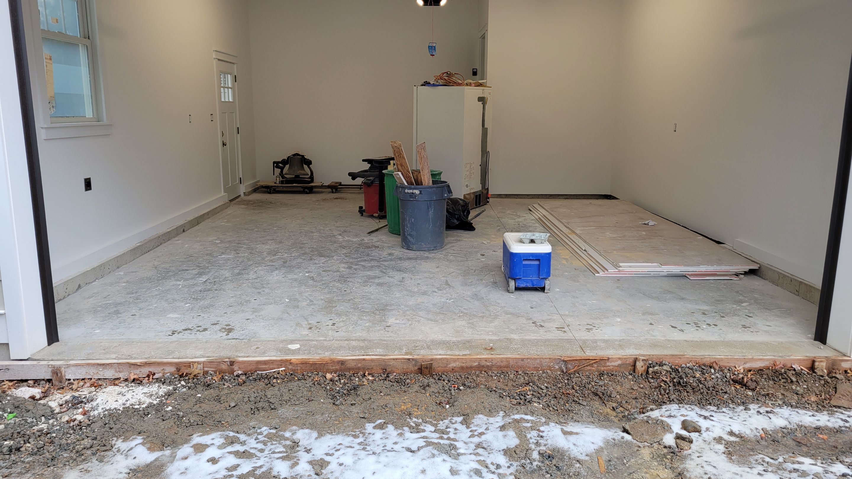 Garage Floor in Sandstone by Spectrum Painting, LLC