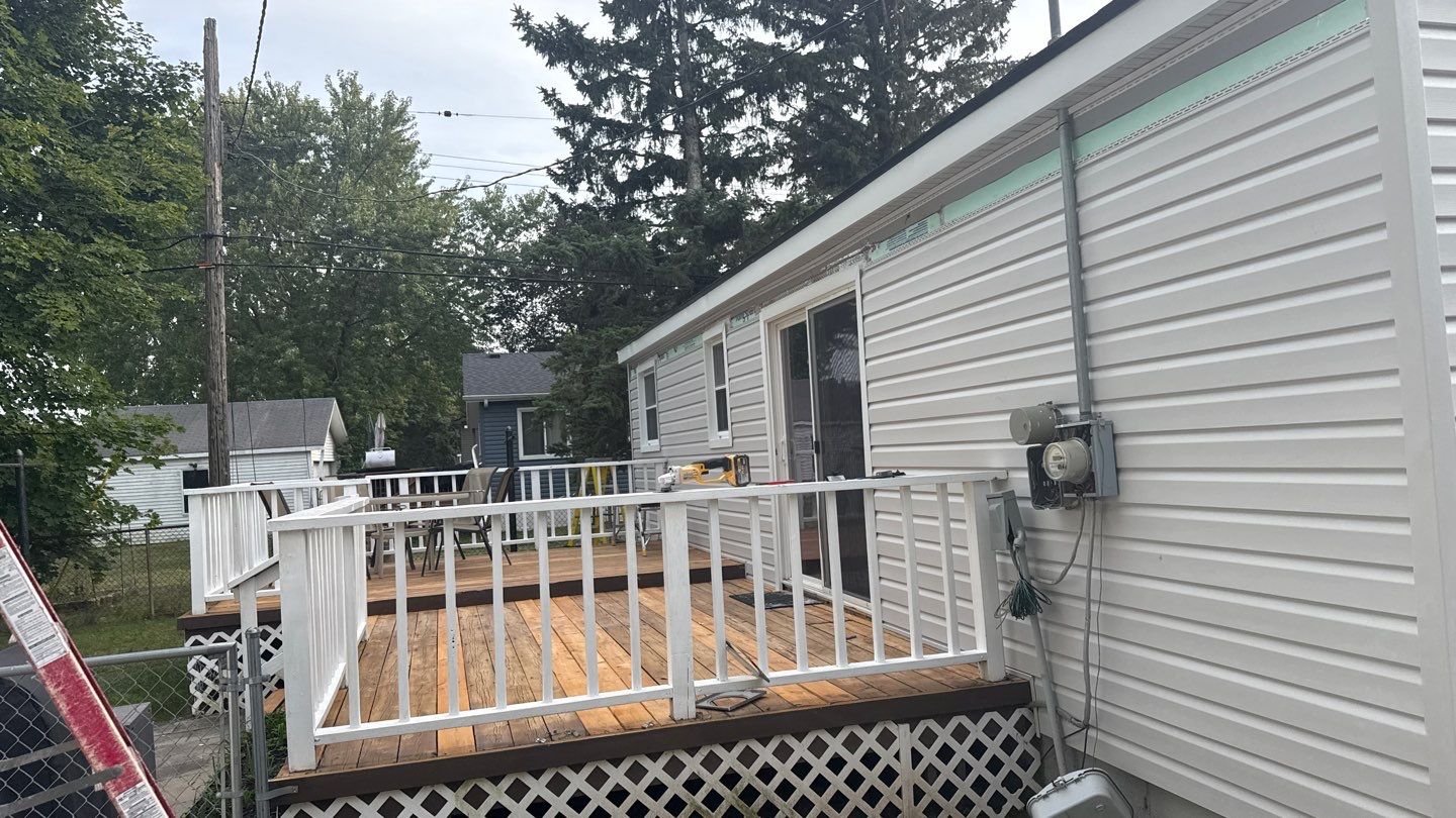 Siding Replacement using Alside D5" Platinum Grey by 180 Contractors