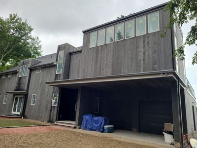Gutter Installation using 6" Box Style Aluminum Gutter