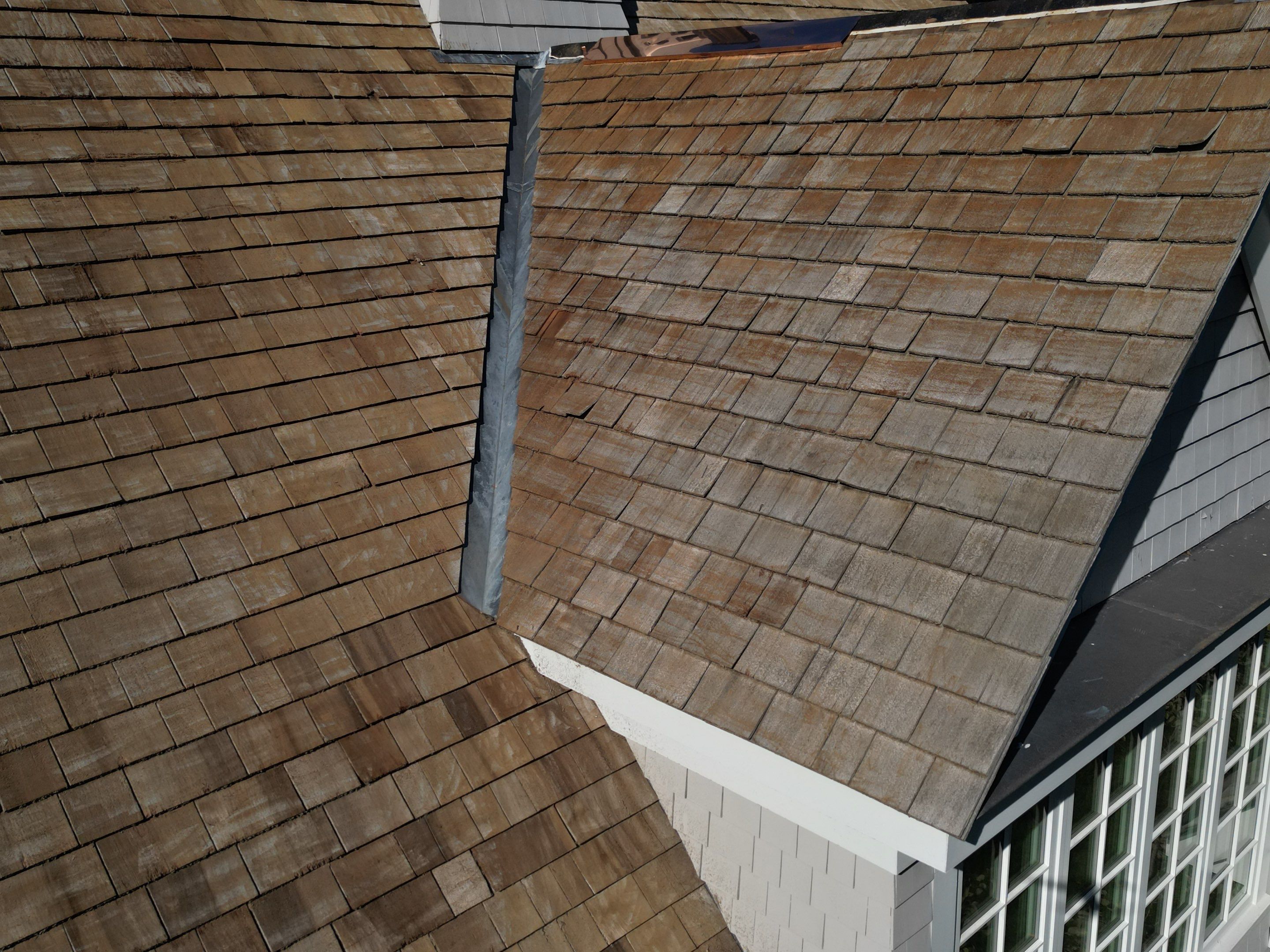 Cedar Shake Roof Restoration by Mighty Dog Roofing of Greater Middlesex County