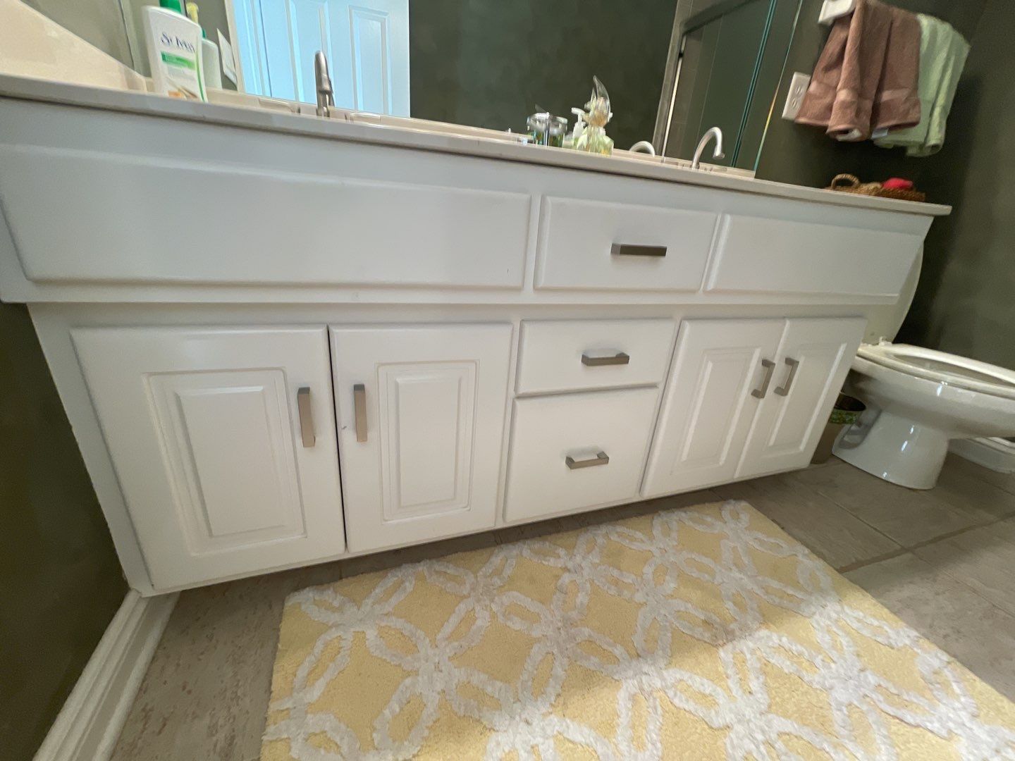 Painting Hardwood using Sherwin Williams paint by Lightning Exteriors