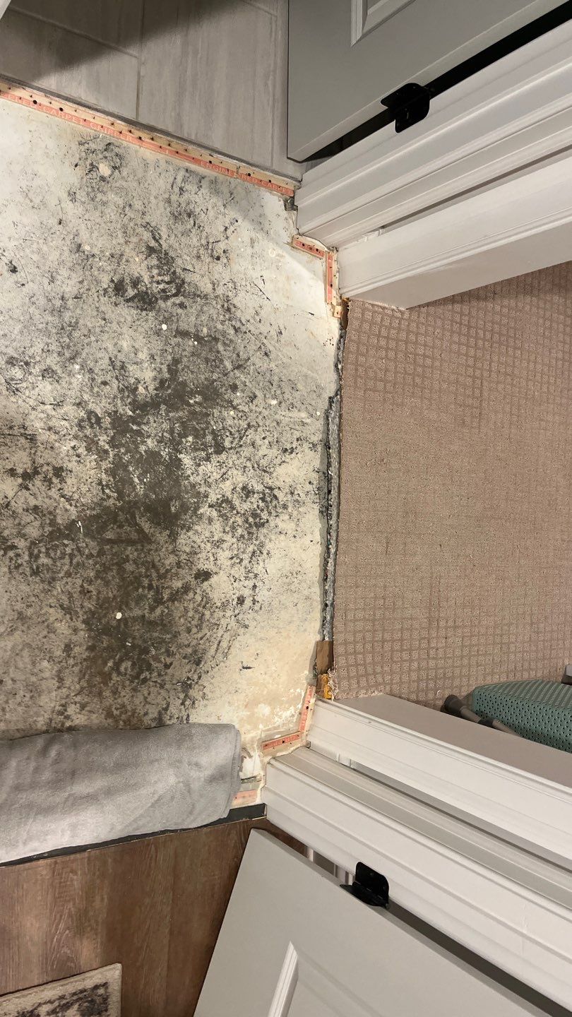 Water Damage from AC Unit Leak  by ANR Restoration