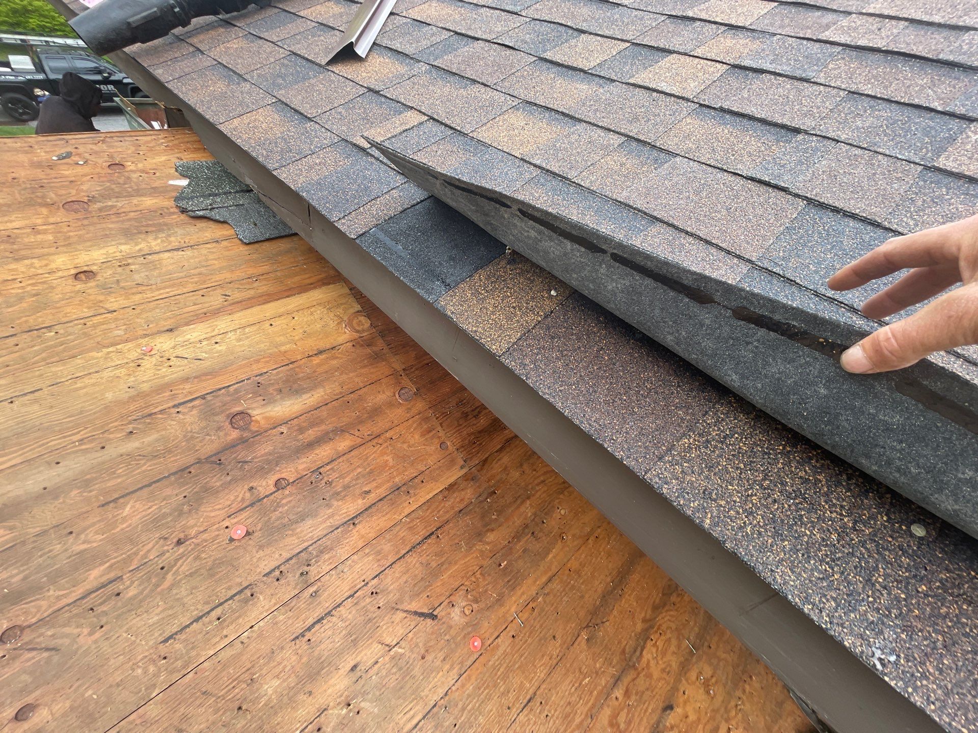 Residential Roof Replacement and Plywood Sheathing Repair in Torrington by A Plus Exterior